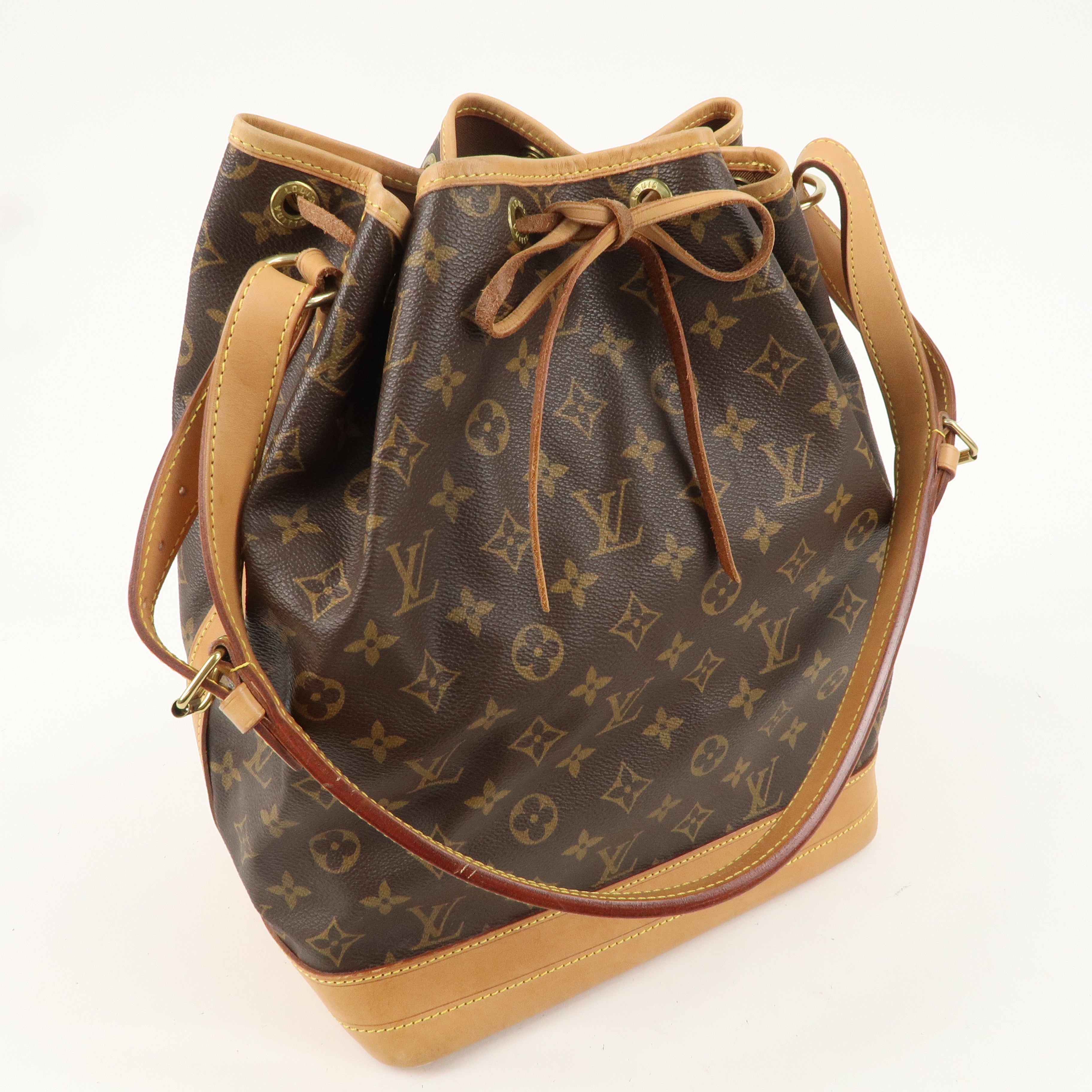 Louis Vuitton Monogram Noe Shoulder Bag Hand Bag Brown M42224