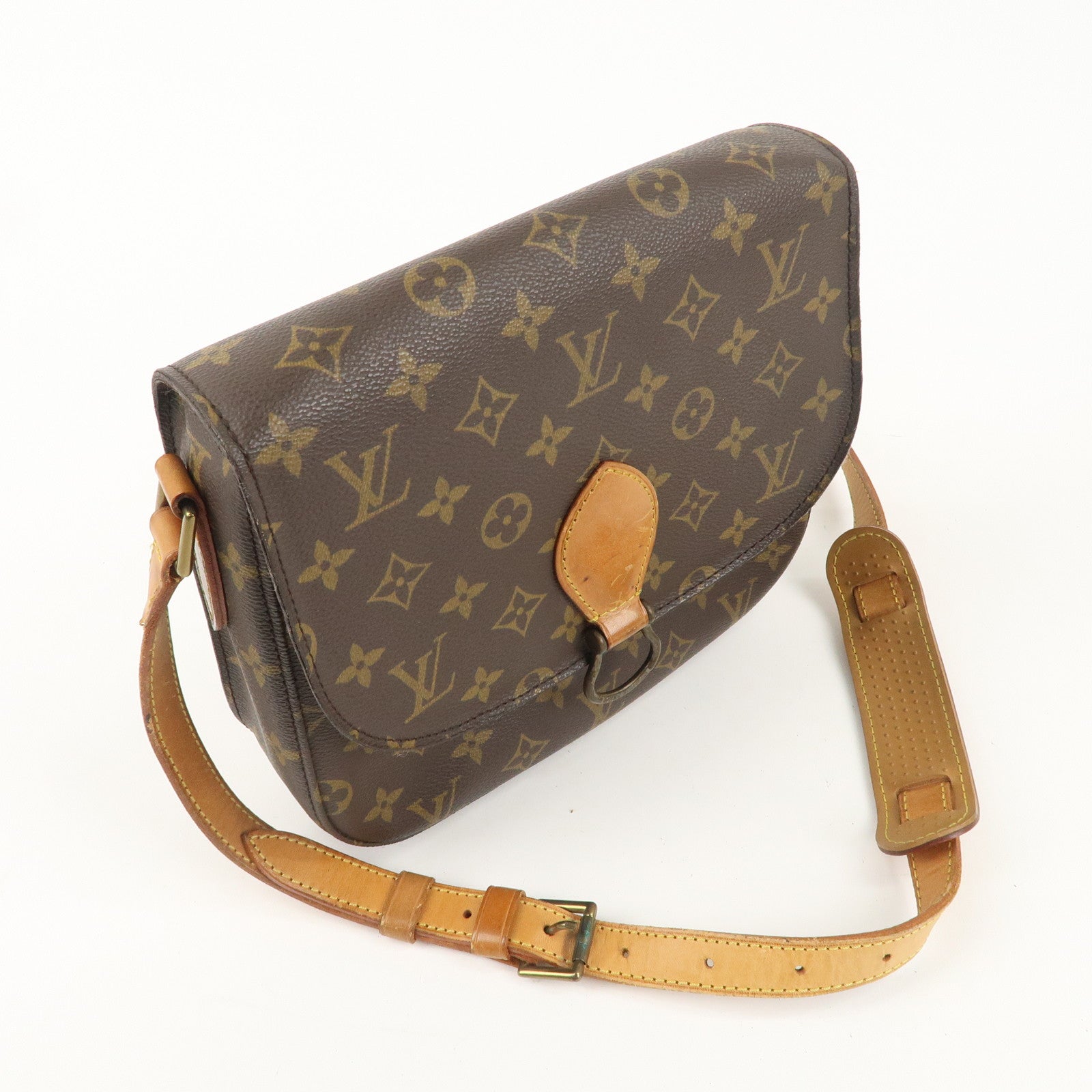 Louis Vuitton Monogram Saint Cloud GM Shoulder Bag Brown M51242