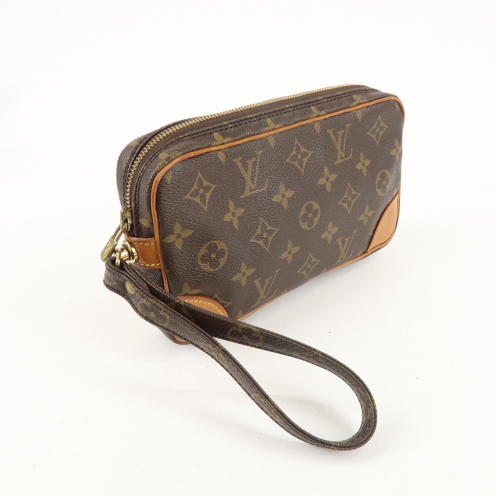 Louis Vuitton Monogram Marly Dragonne PM Clutch Bag M51827