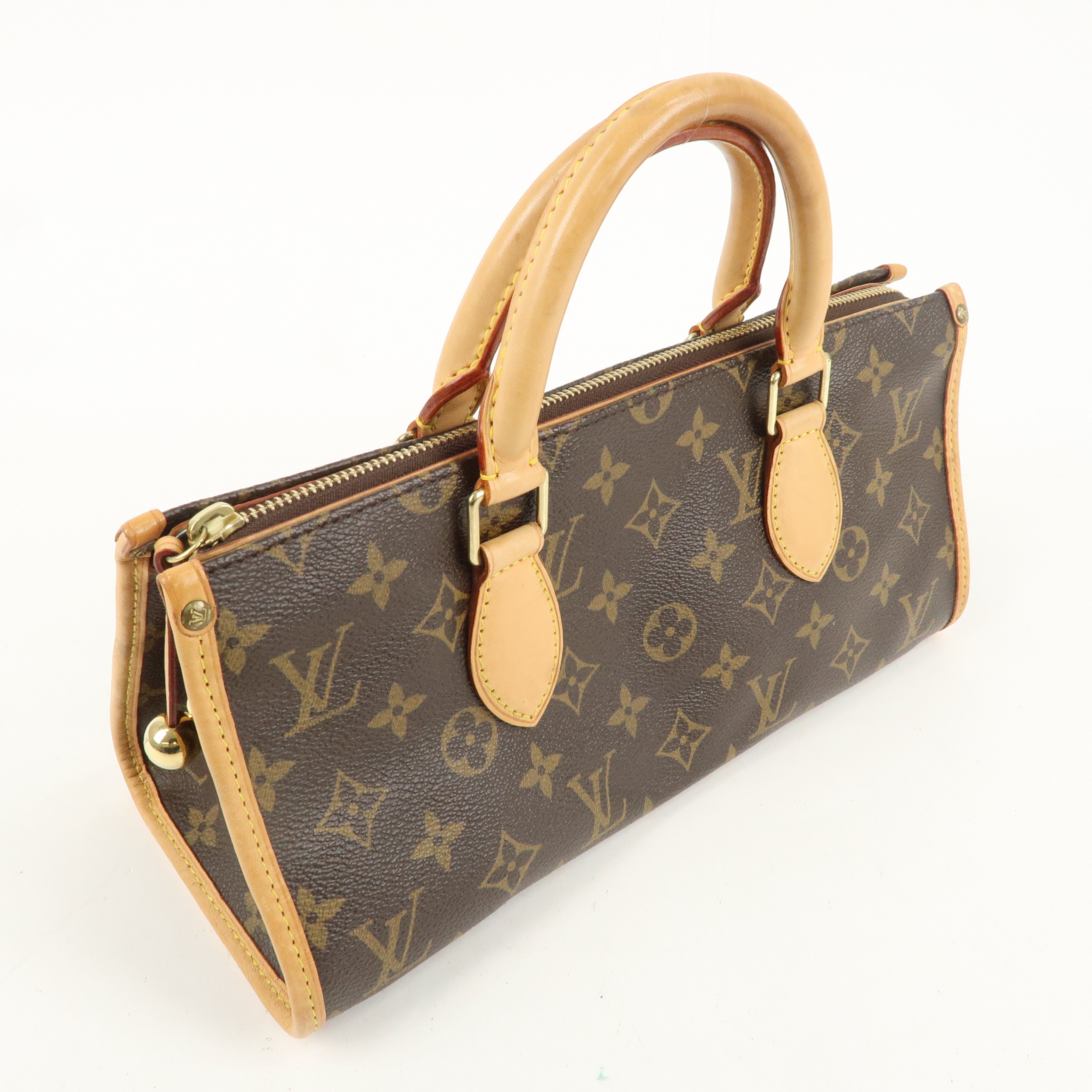 Louis Vuitton Monogram Popincourt Hand Bag Brown M40009