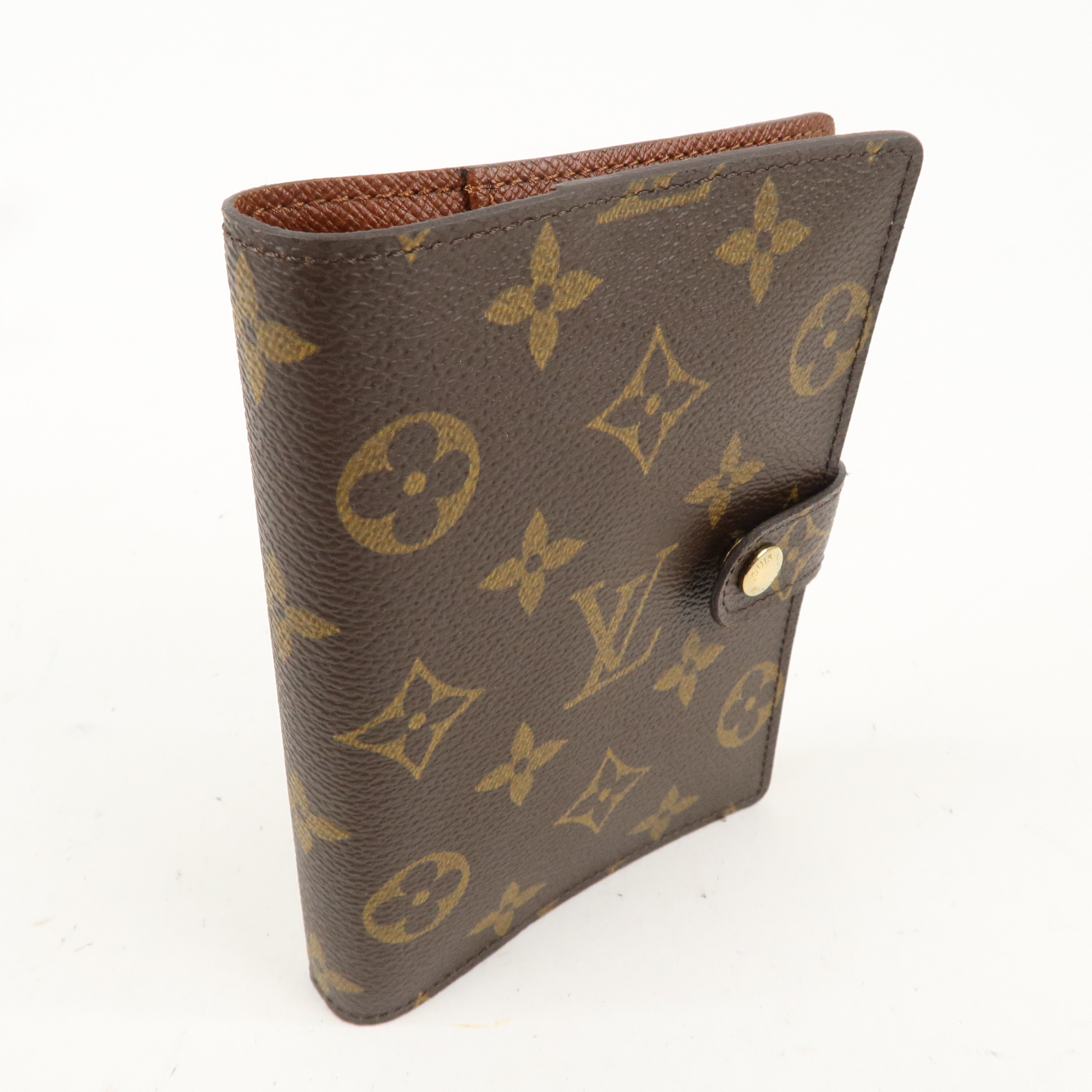 Louis Vuitton Monogram Agenda PM Planner Cover Brown R20005