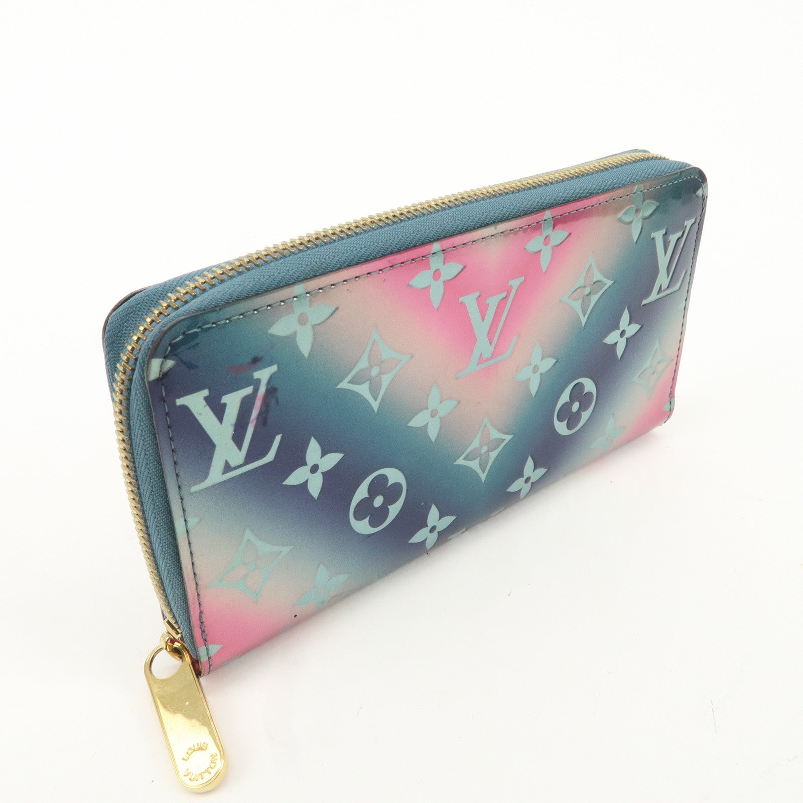 Louis VUitton Monogram Vernis Zippy Wallet  Multicolor M90520Used F/S Used