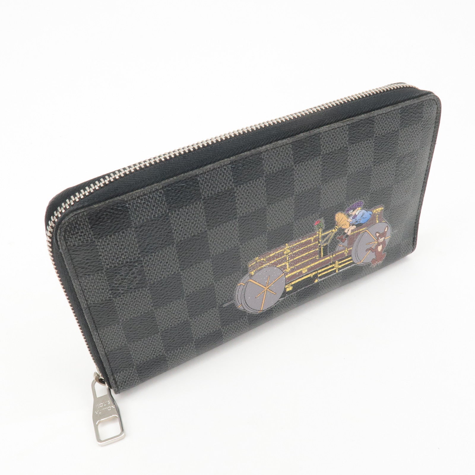 Louis Vuitton Damier Graphite Zippy Organizer Ilustre N63002 Used