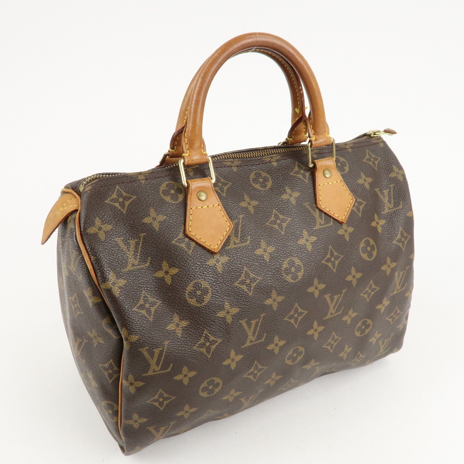 Louis Vuitton Monogram Speedy 30 Hand Bag Boston Bag M41526 Used