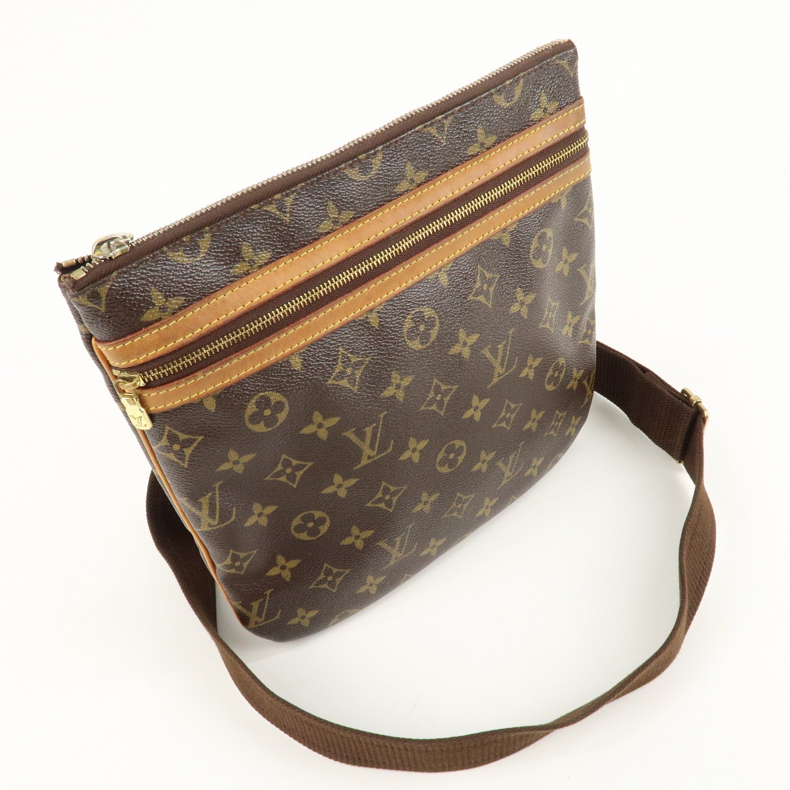 Louis Vuitton Monogram Pochette Bosphore Shoulder Bag M40044