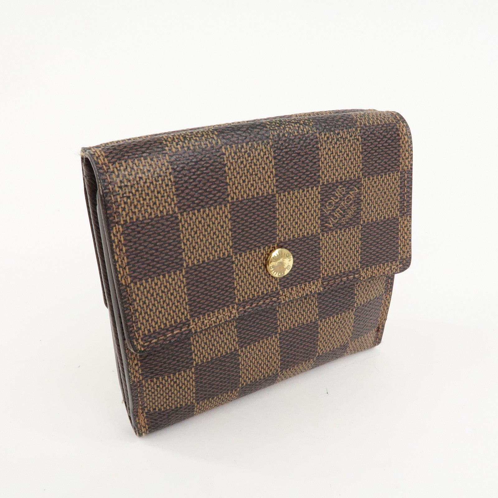 Louis Vuitton Damier Ebene Portefeuille Elise Wallet N61654