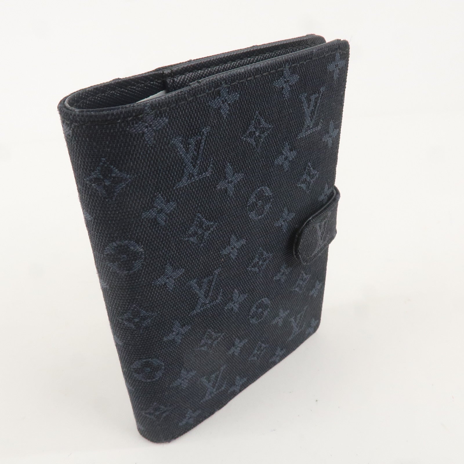 Louis Vuitton Monogram Mini Agenda PM Planner Cover Blue R20913