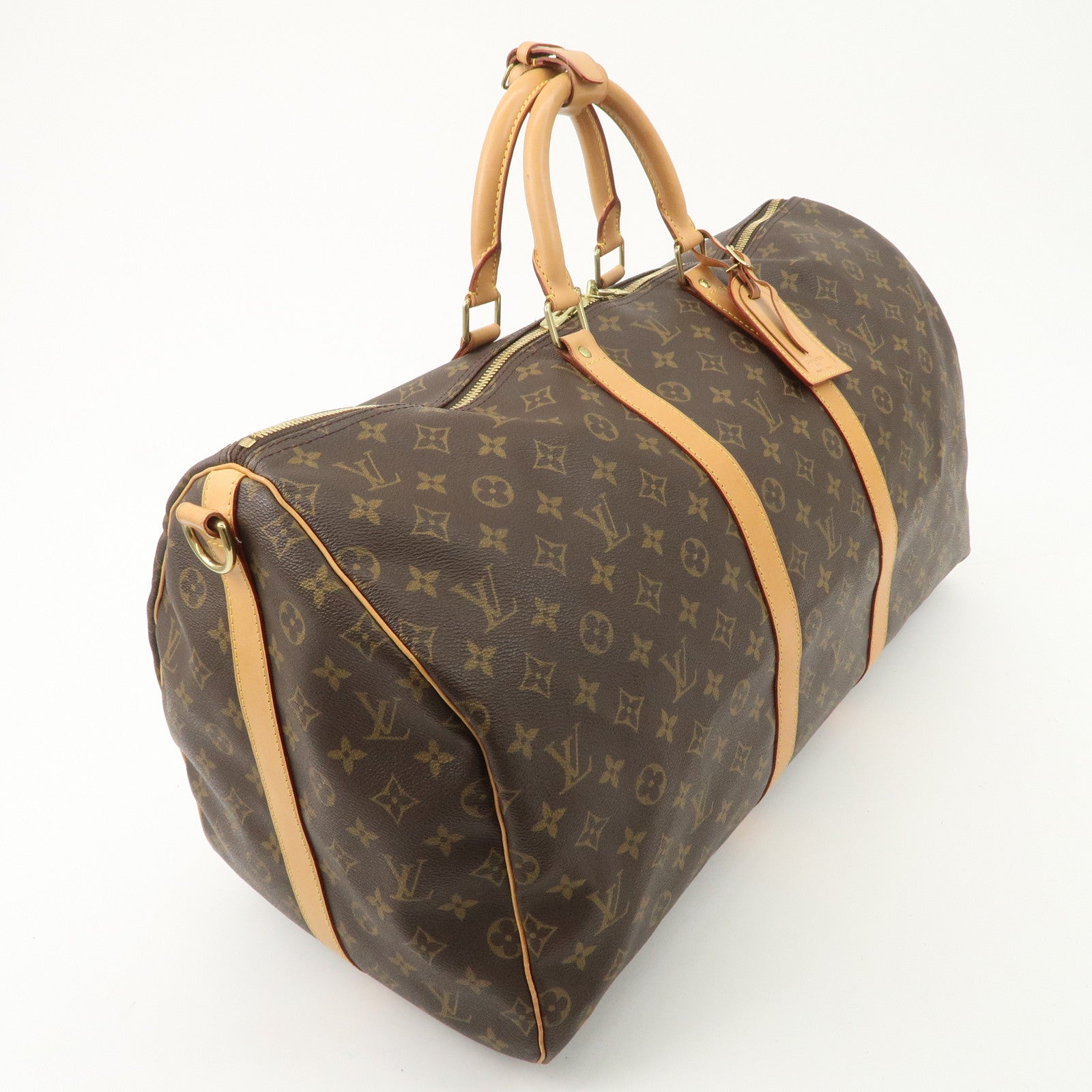 Louis Vuitton Monogram Keep All Bandouliere 55 Boston Bag M41414 Used