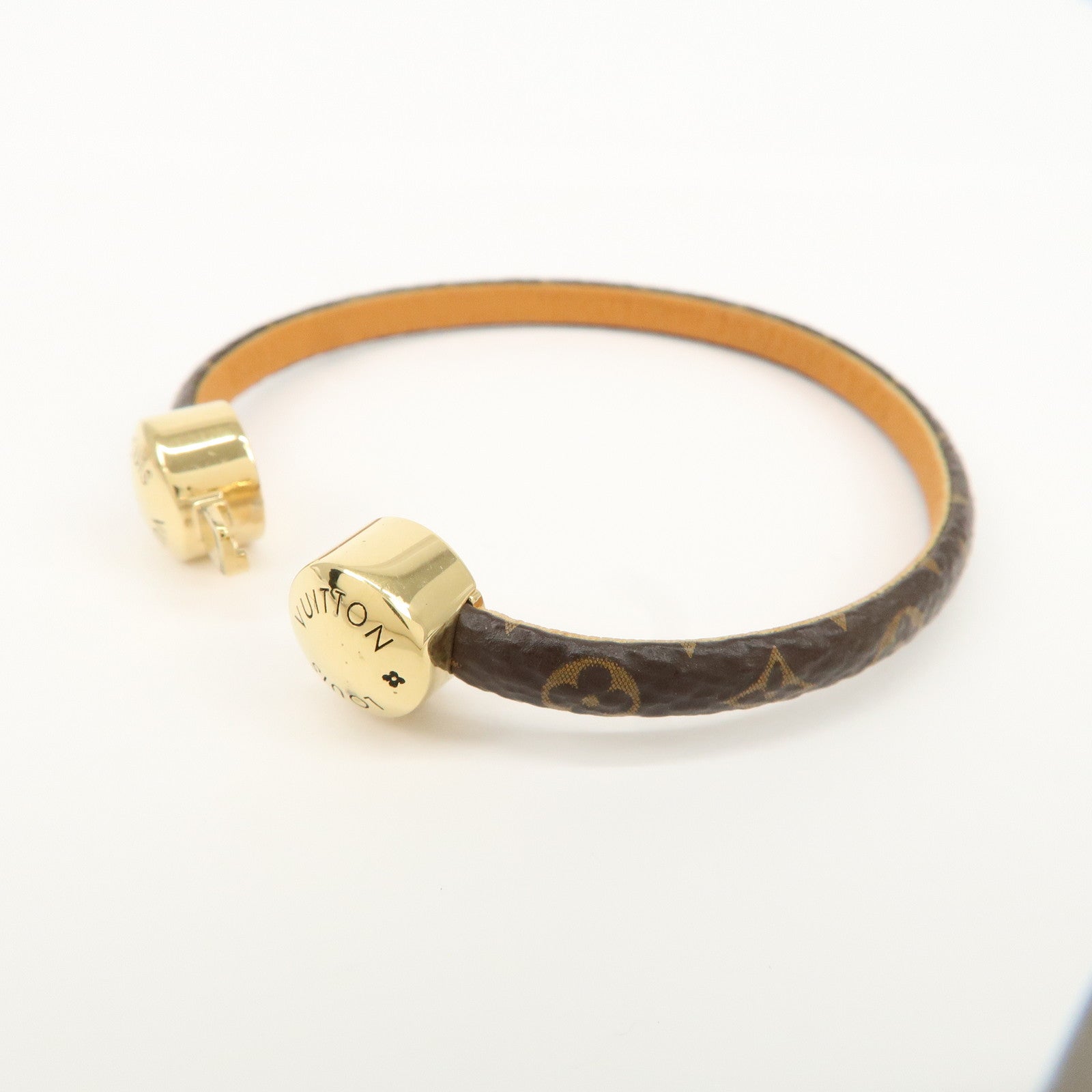 Louis Vuitton Monogram Bracelet Historic Mini 17 Brown M6407 Used