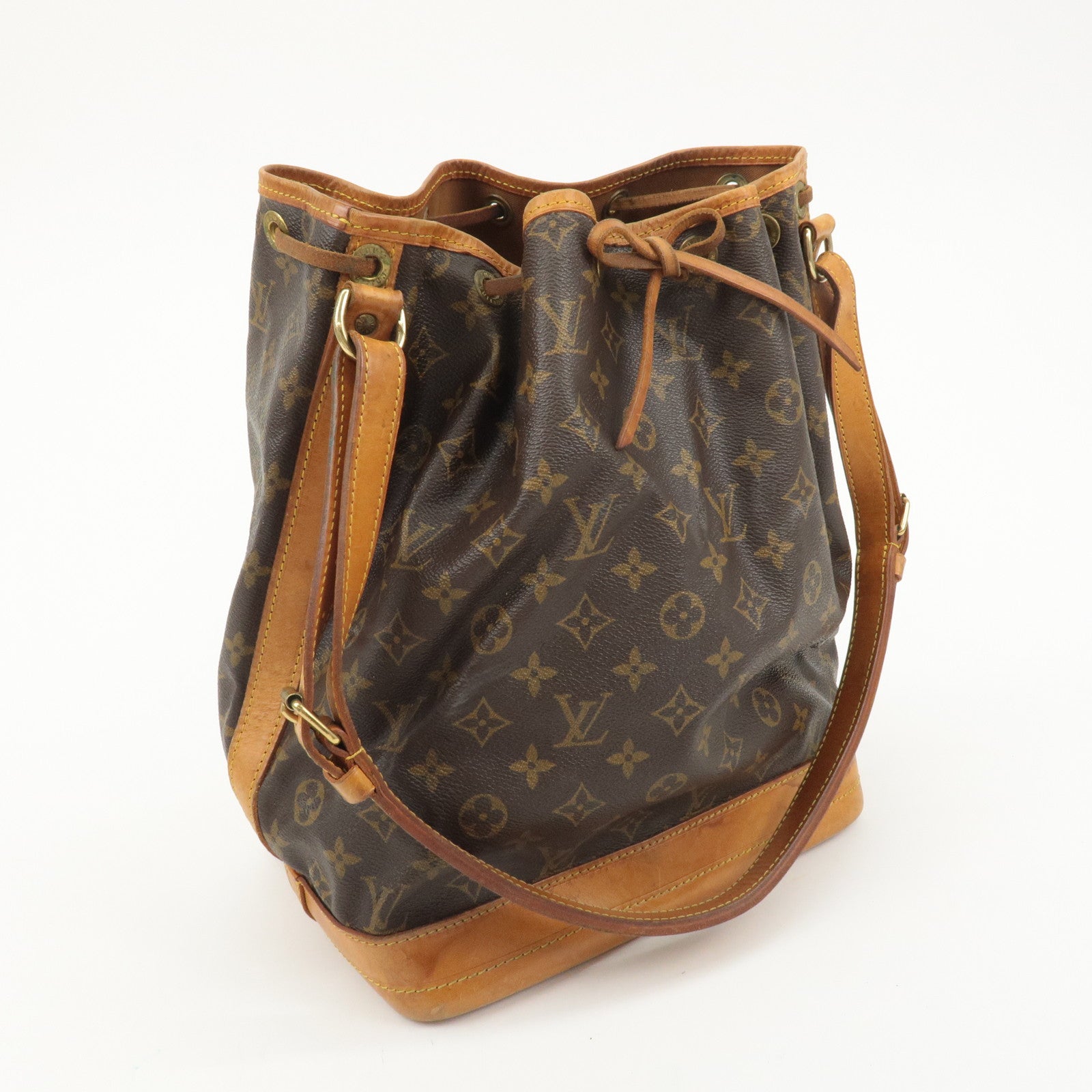 Louis Vuitton Monogram Noe Shoulder Bag Hand Bag Brown M42224