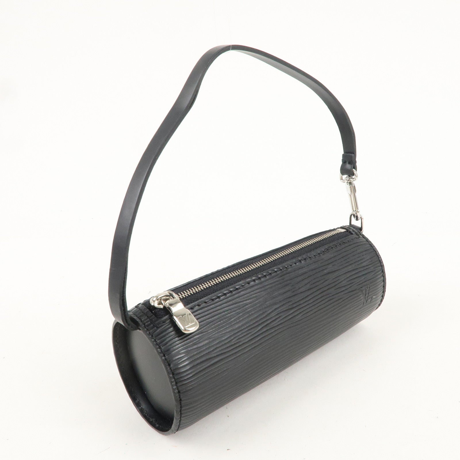 Louis Vuitton Epi Mini Pouch For Soufflot Hand Bag Noir Black