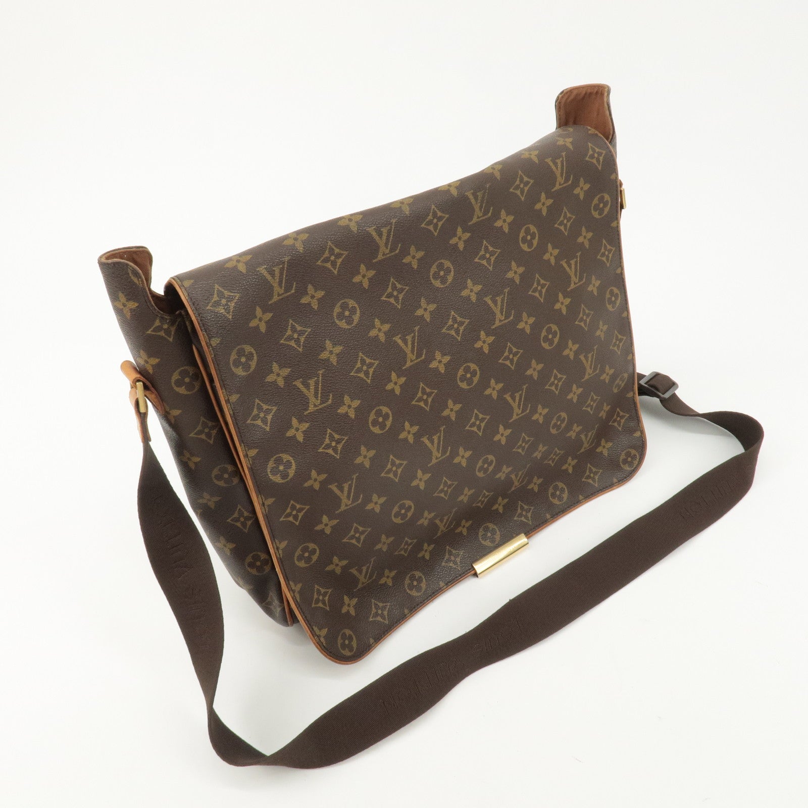 Louis Vuitton Monogram Abbesses Messenger Bag Brown M45257 Used