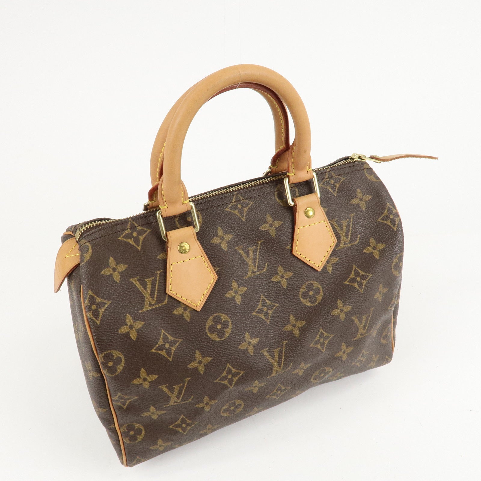 Louis Vuitton Monogram Speedy 25 Hand Bag Boston Bag M41528 Used