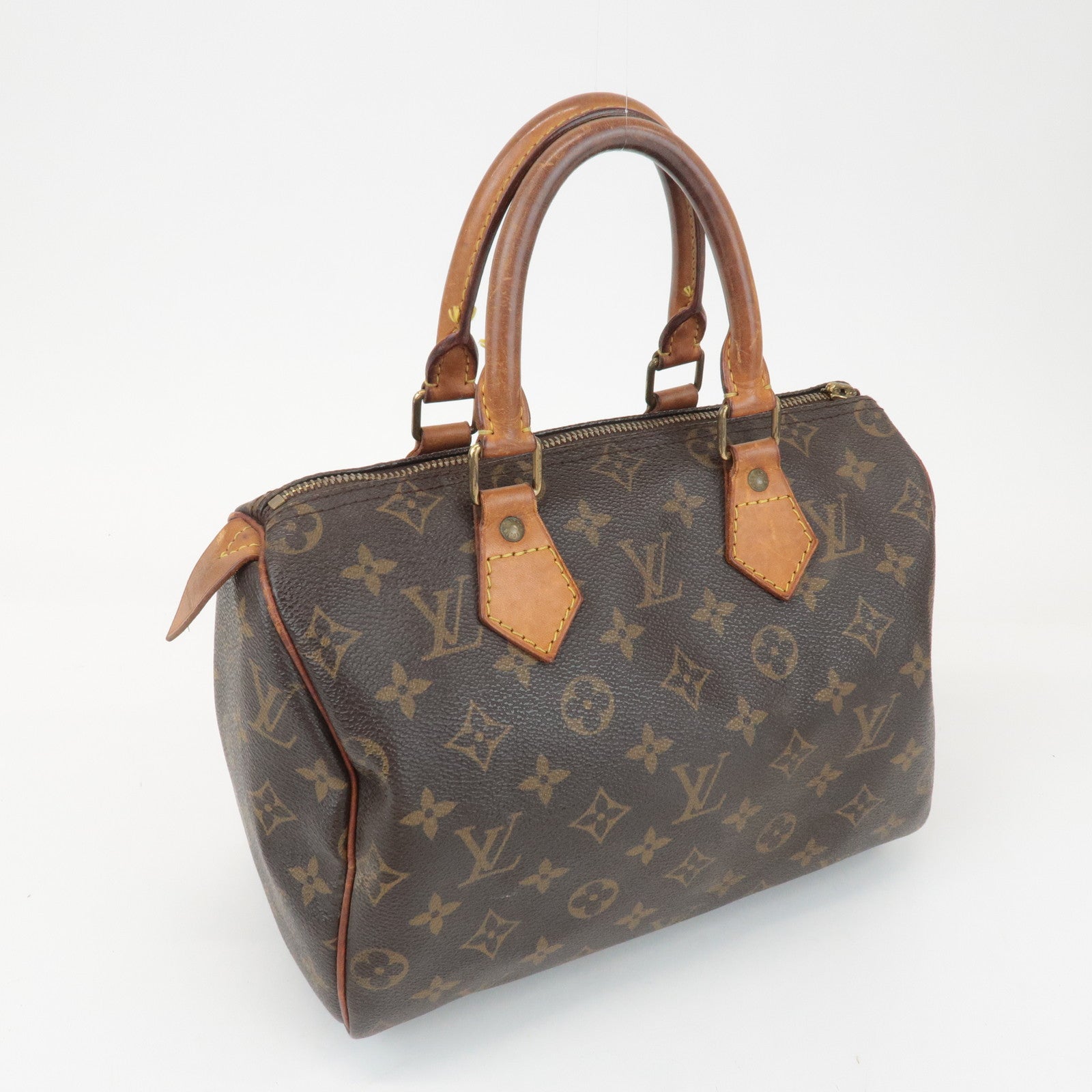 Louis Vuitton Monogram Speedy 25 Hand Bag Boston Bag M41528 Used