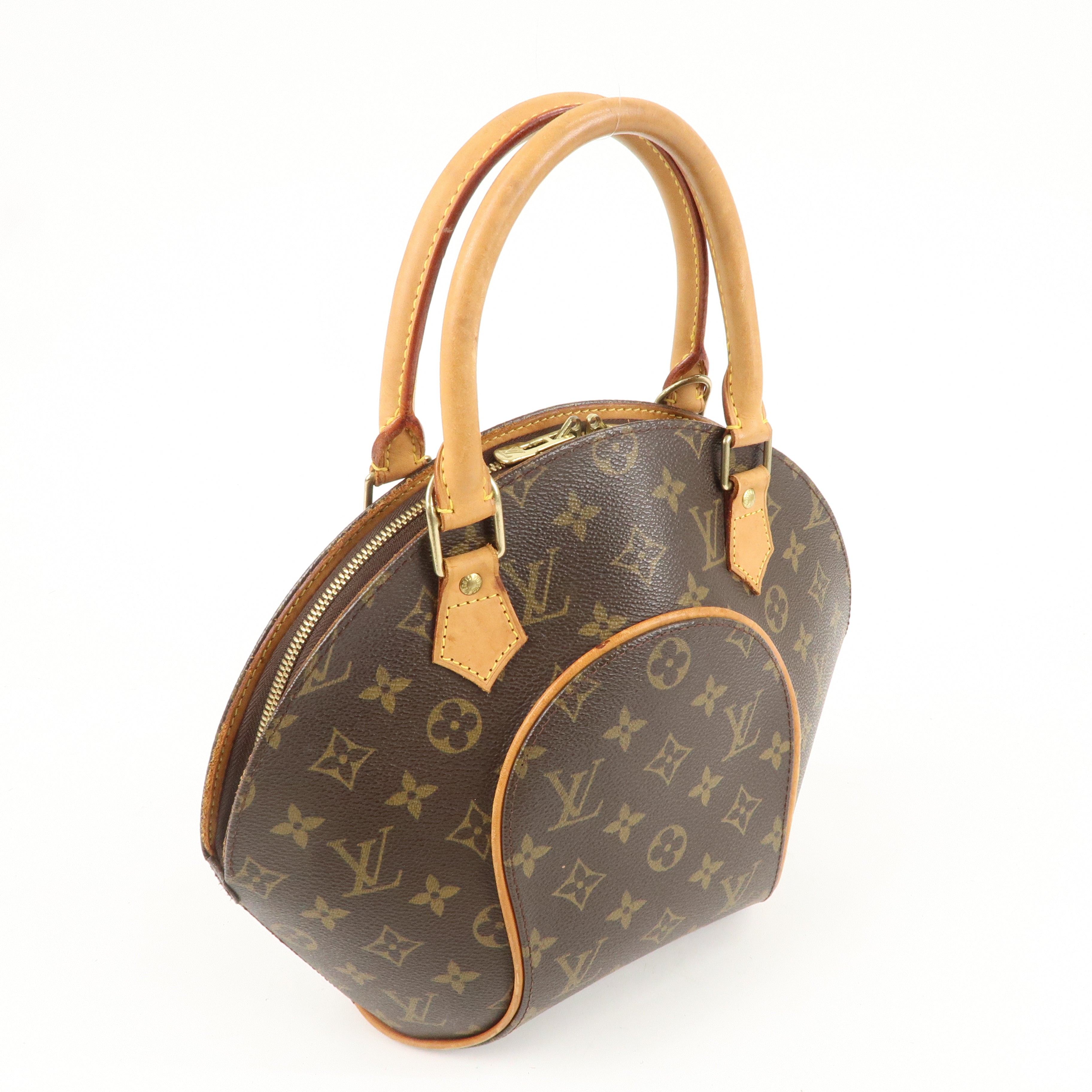 Louis Vuitton Monogram Ellipse MM Hand Bag Brown M51126