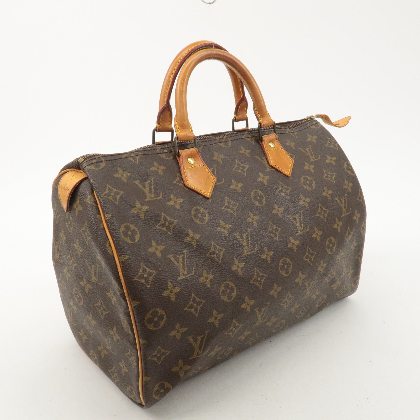 Louis Vuitton Monogram Speedy 35 Hand Bag Boston Bag M41524