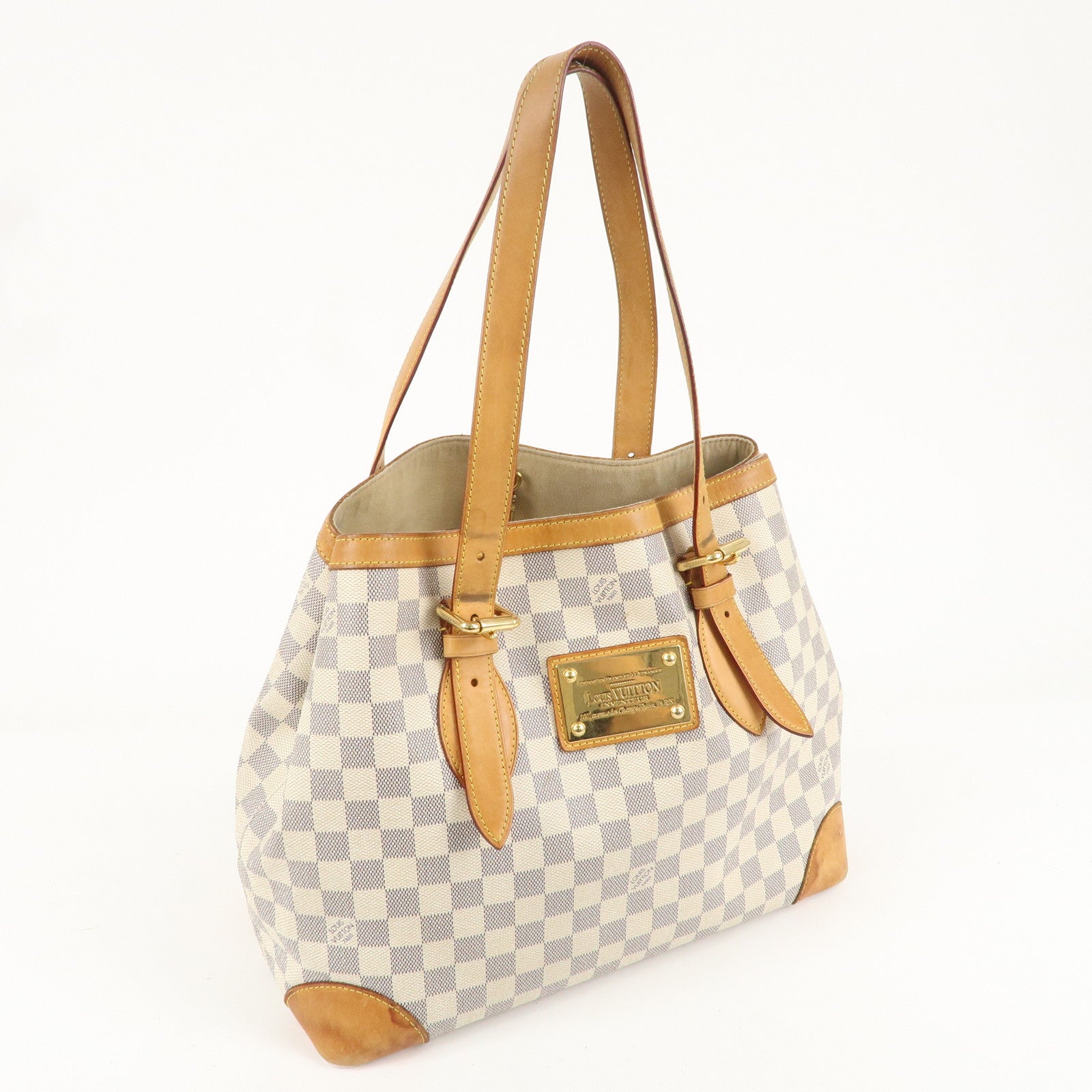 Louis Vuitton Damier Azur Hampstead MM Tote Bag N51206