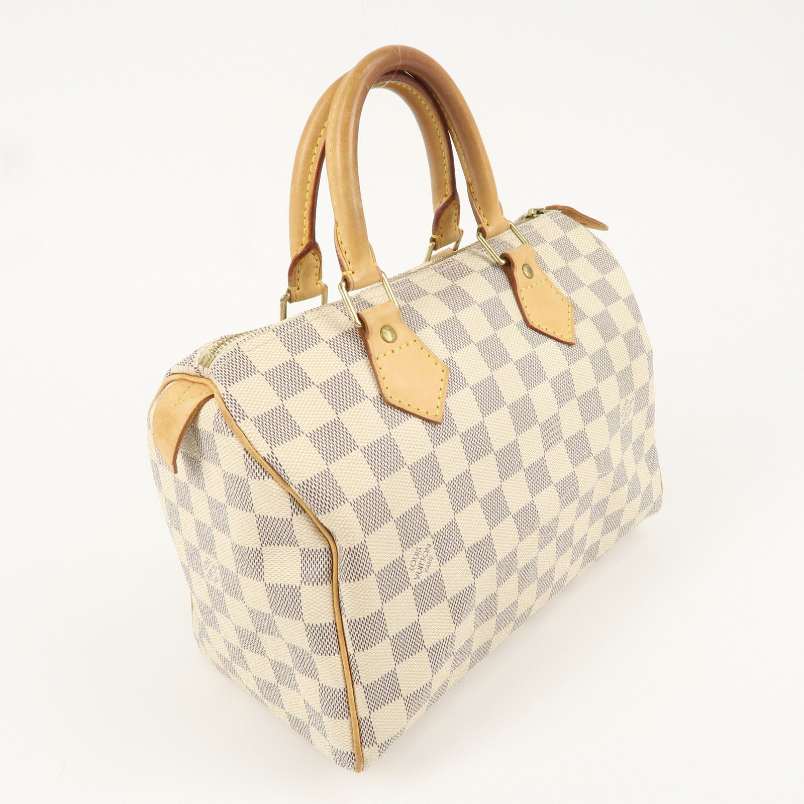 Louis Vuitton Damier Azur Speedy 25 Boston Hand Bag N41534