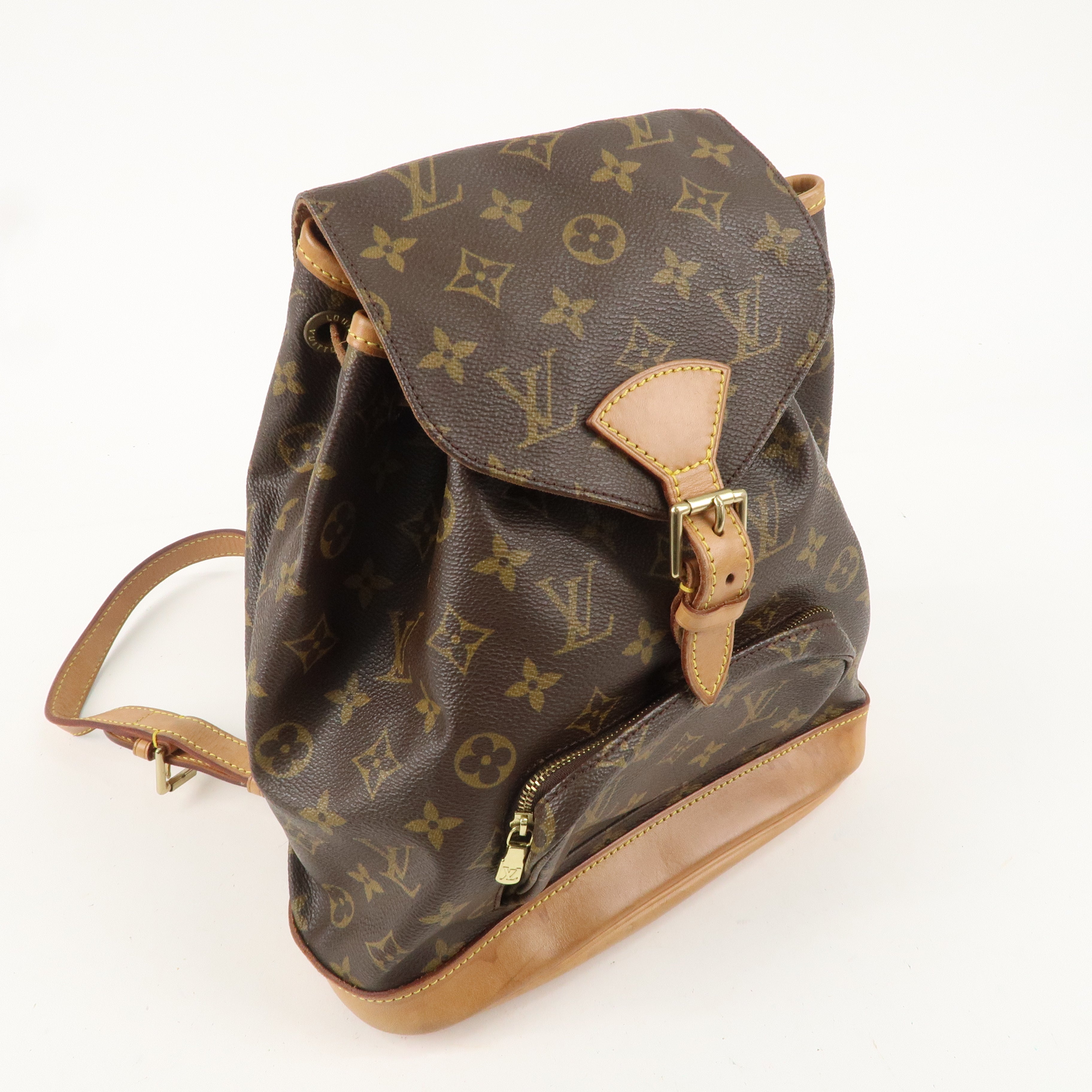 Louis Vuitton Monogram Montsouris MM Back Pack Backpack  M51136