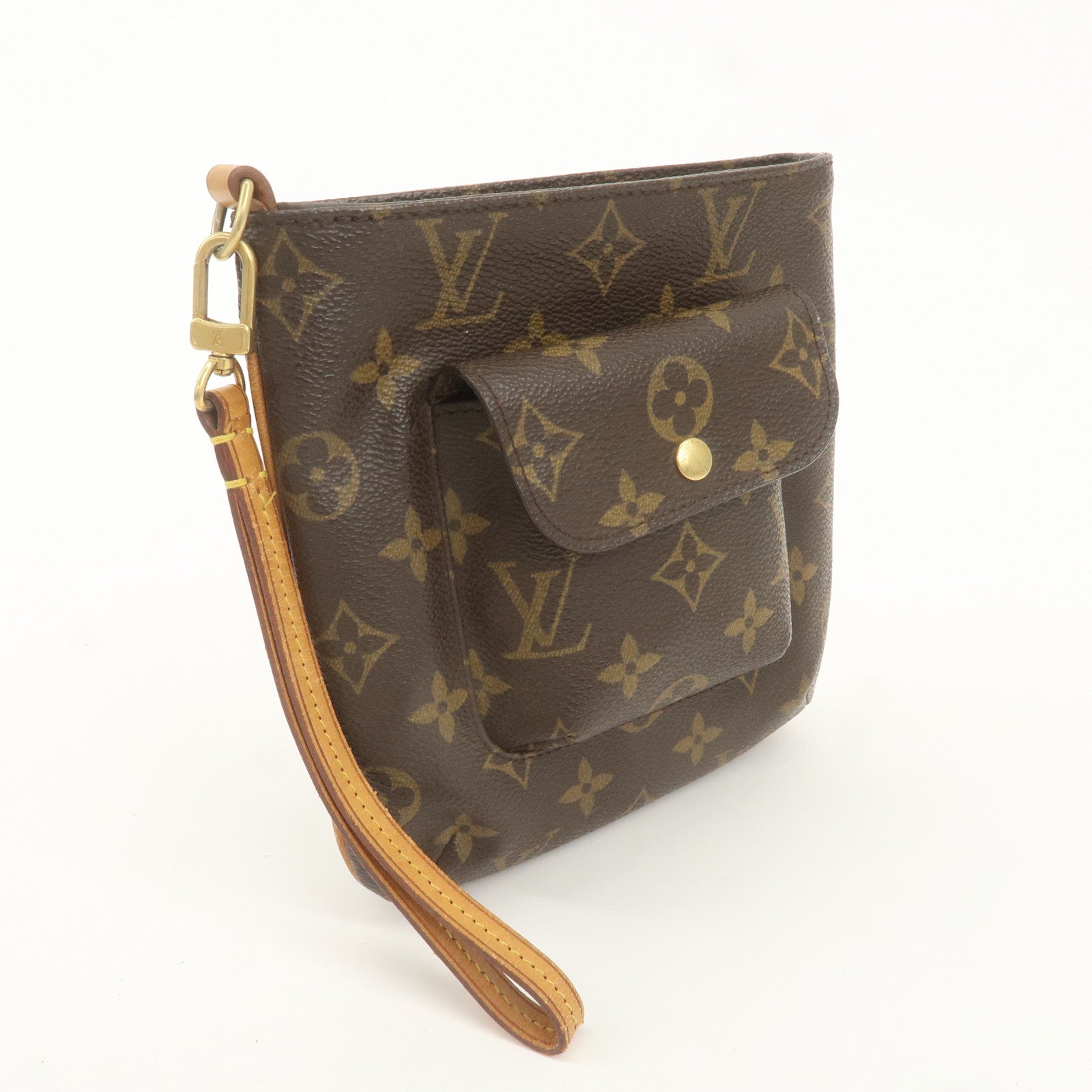 Louis Vuitton Monogram Partition Pouch Clutch Bag M51901