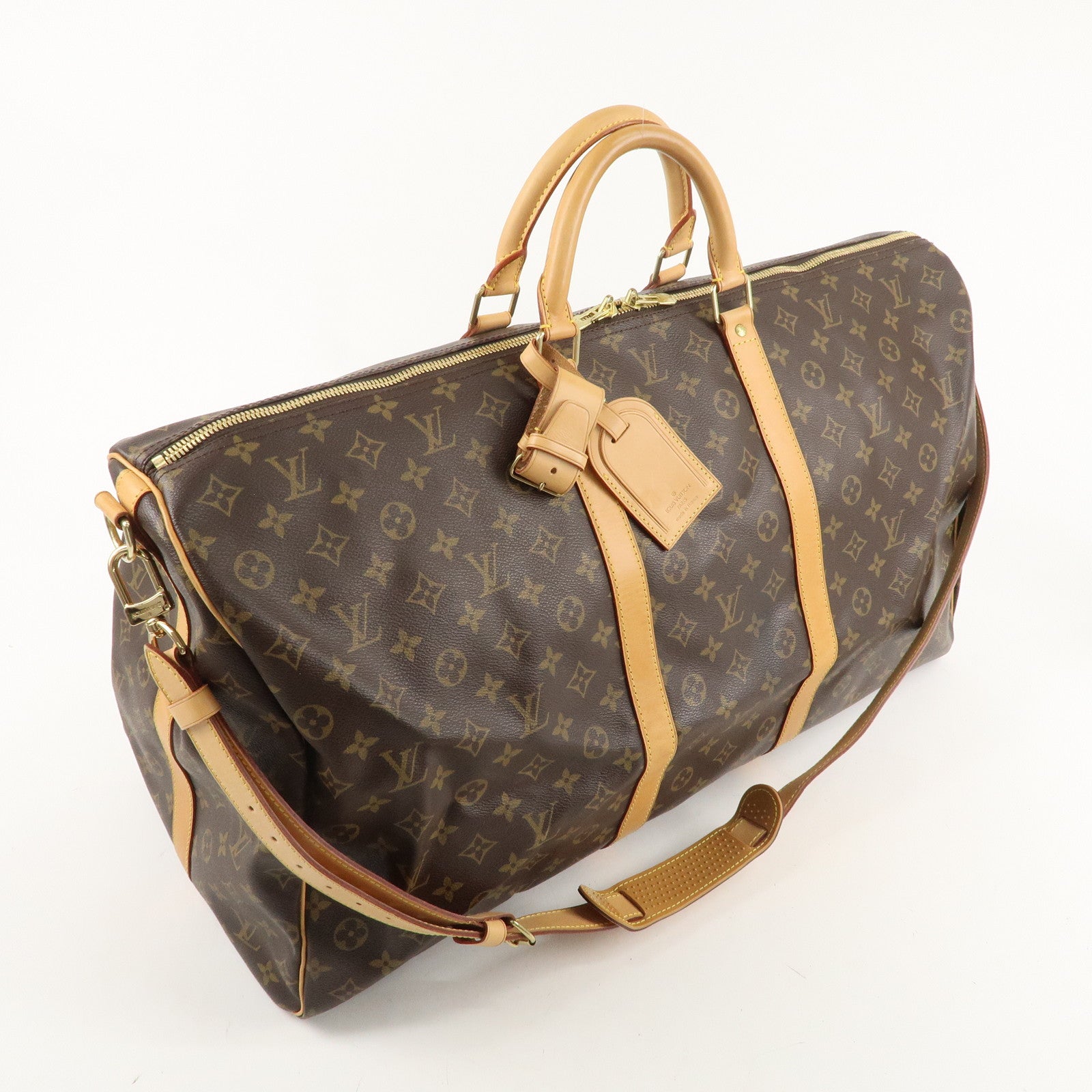 Louis Vuitton Monogram Keep All Bandouliere 60 Bag M41412