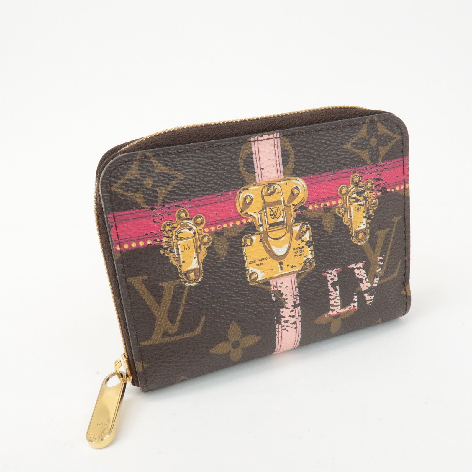 Louis Vuitton Monogram Zippy Coin Purse Summer Trunk Collection