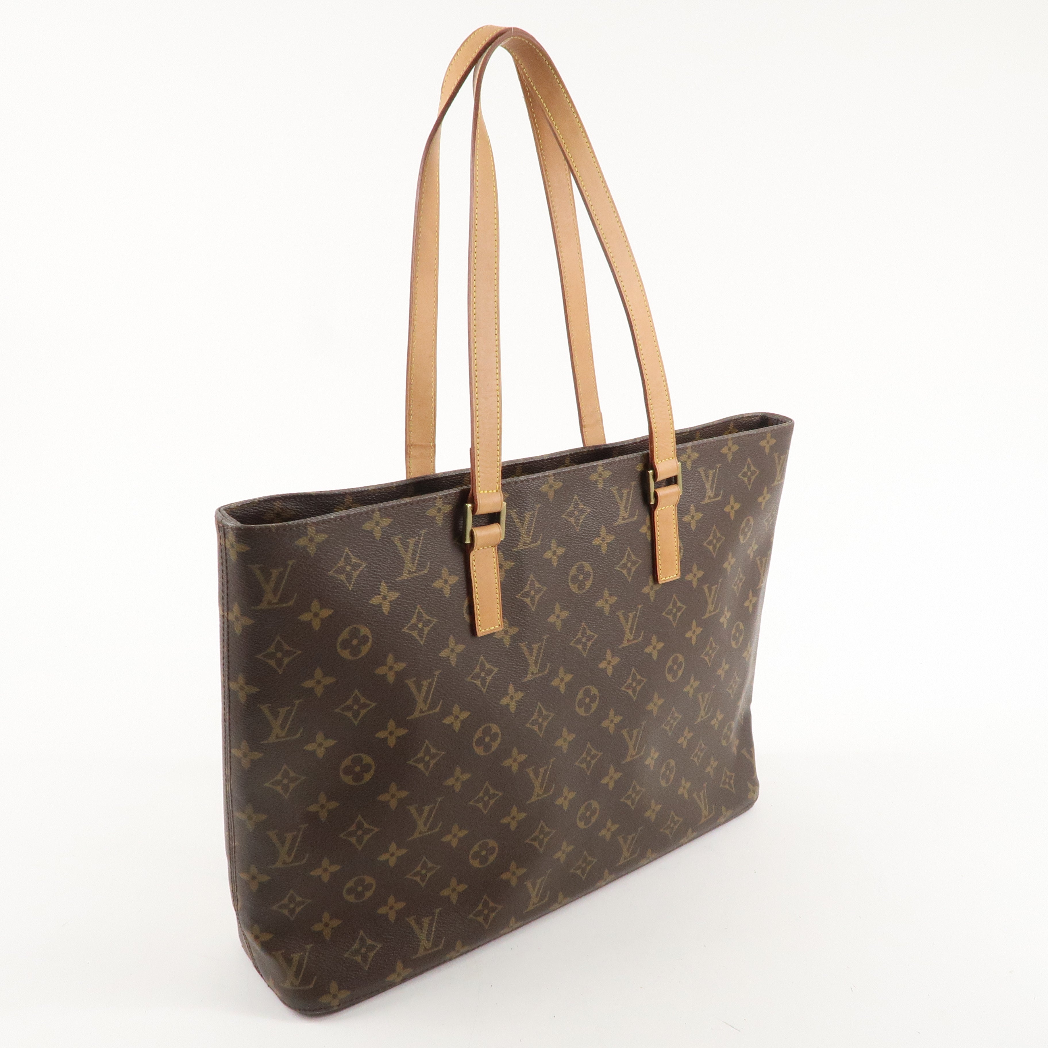 Louis Vuitton Monogram Luco Tote Bag Hand Bag Brown M51155