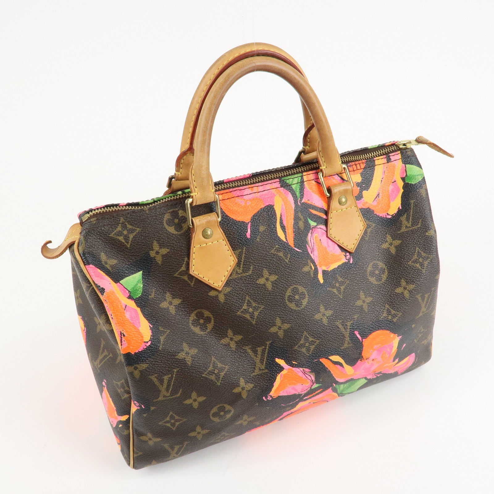 Louis Vuitton Monogram Rose Speedy 30 Hand Bag Boston Bag M48610