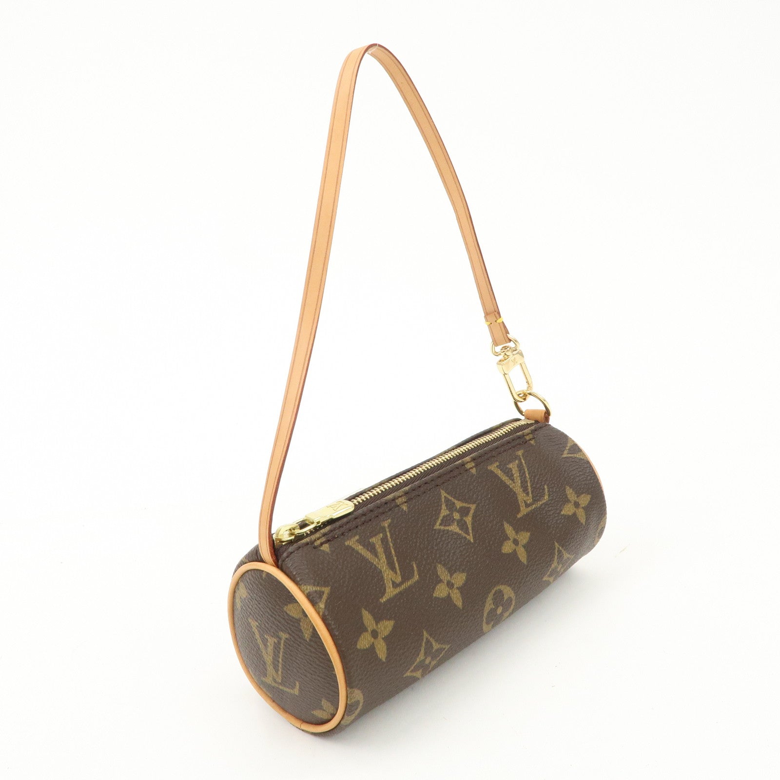 Louis Vuitton Monogram Papillon 30 Hand Bag Brown M51385 Used