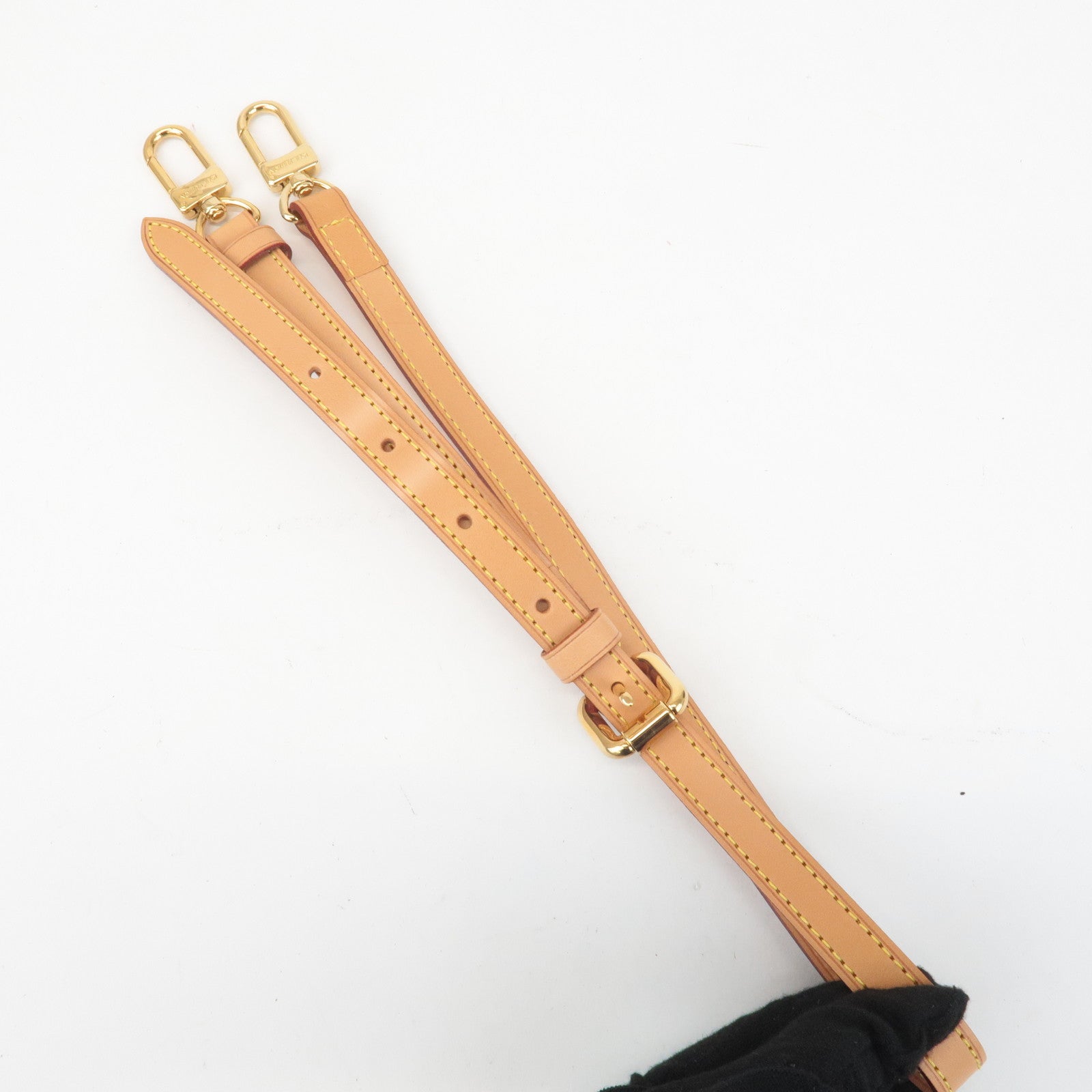 Louis Vuitton Nume Leather Adjustable Shoulder Strap Beige J52315 Used