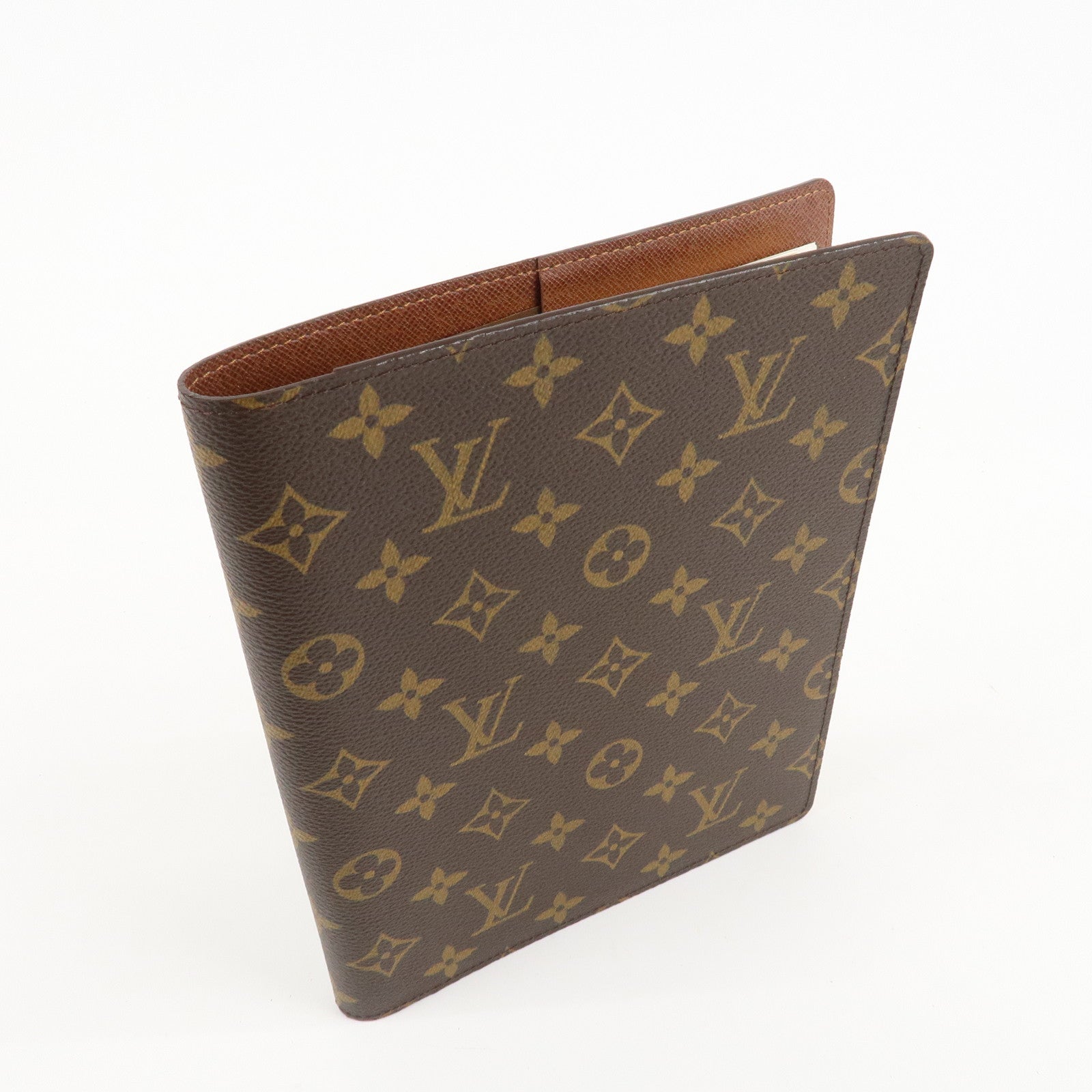 Louis Vuitton Monogram Agenda Bureau Planner Cover R20001 Used