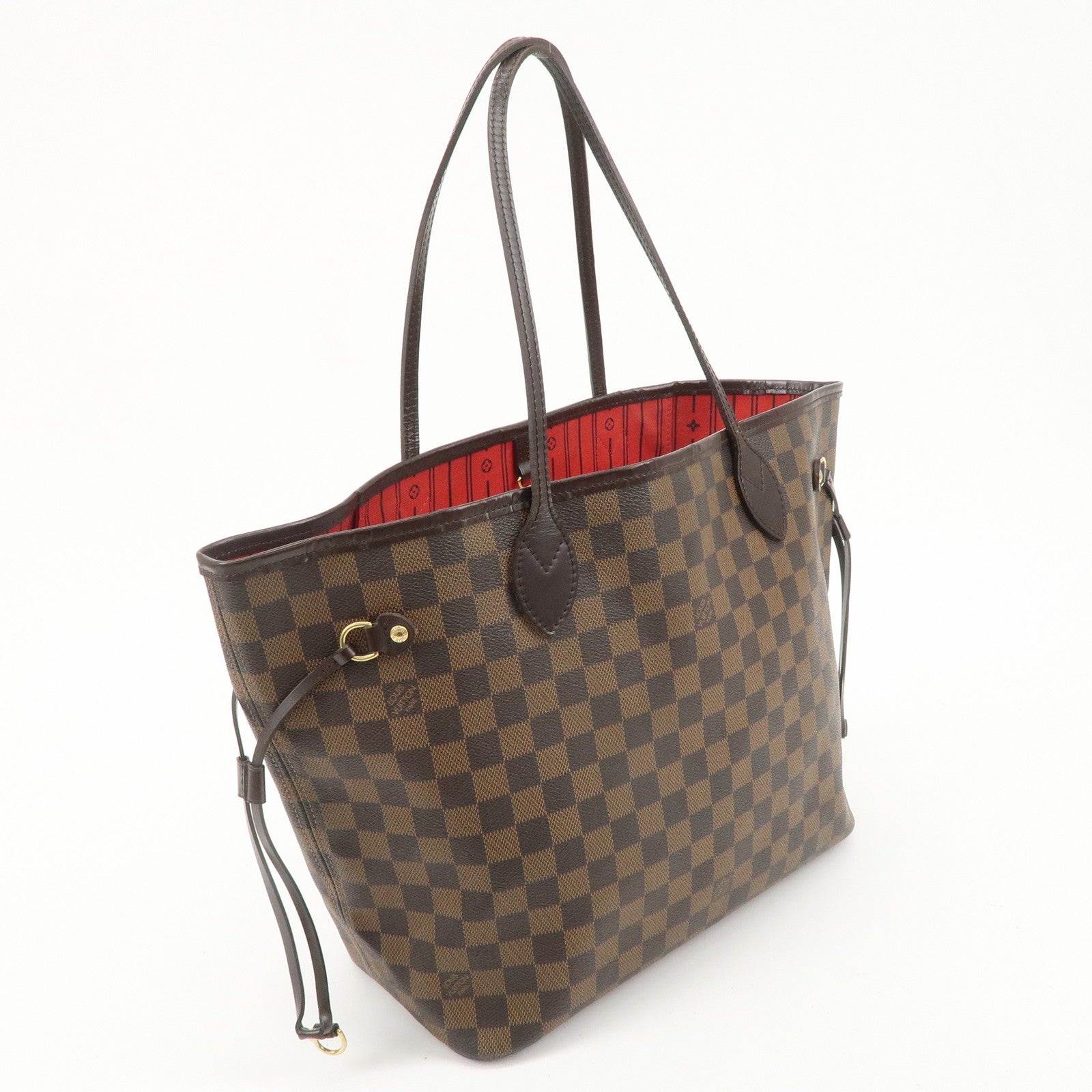 Louis Vuitton Damier Neverfull MM Tote Bag Shoulder Bag N51105 Used