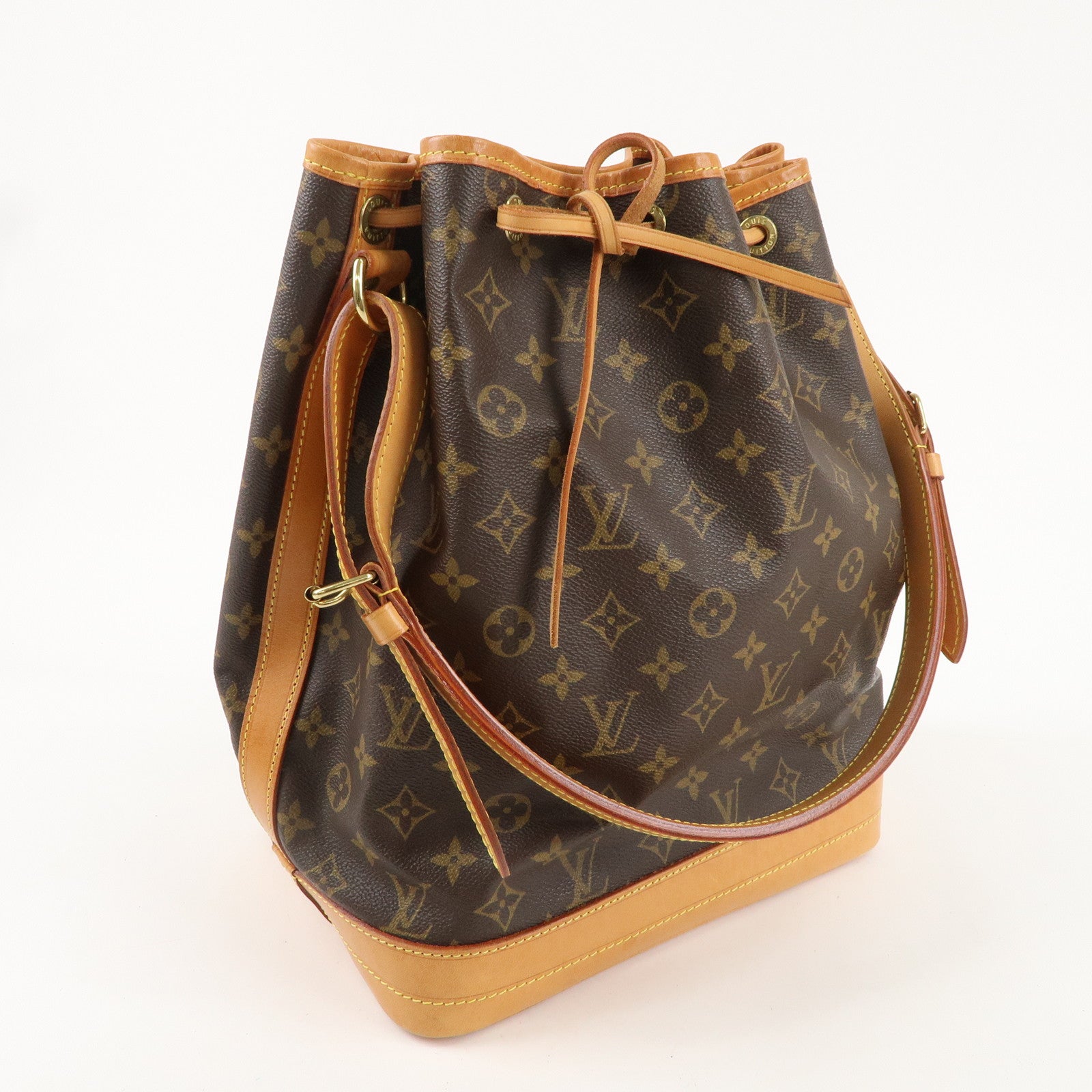 Louis Vuitton Monogram Noe Shoulder Bag Hand Bag Brown M42224