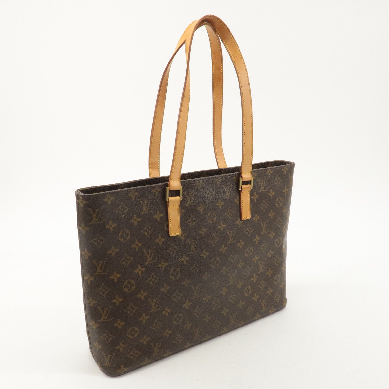 Louis Vuitton Monogram Luco Tote Bag Hand Bag Brown M51155