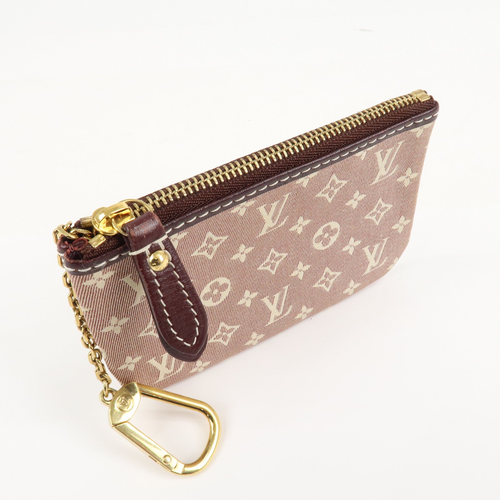 Louis Vuitton Monogram Idylle Pochette Cles Coin Case Sepia M62995