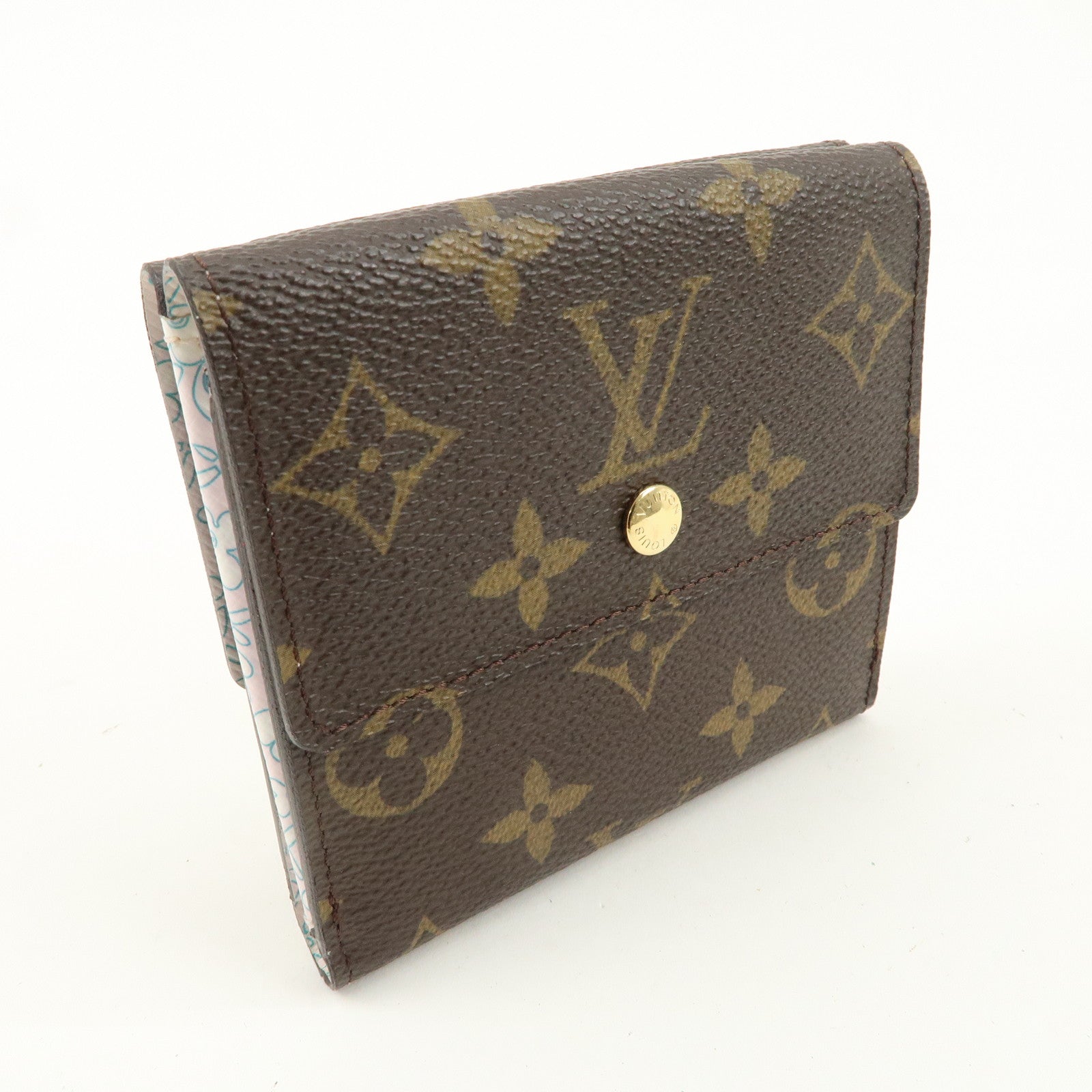 Louis Vuitton Monogram Fleuri Portefeuille Elise wallet