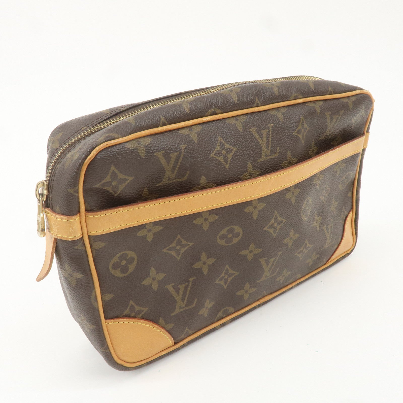 Louis Vuitton Monogram Compiegne 28 Pouch Clutch Bag M51845