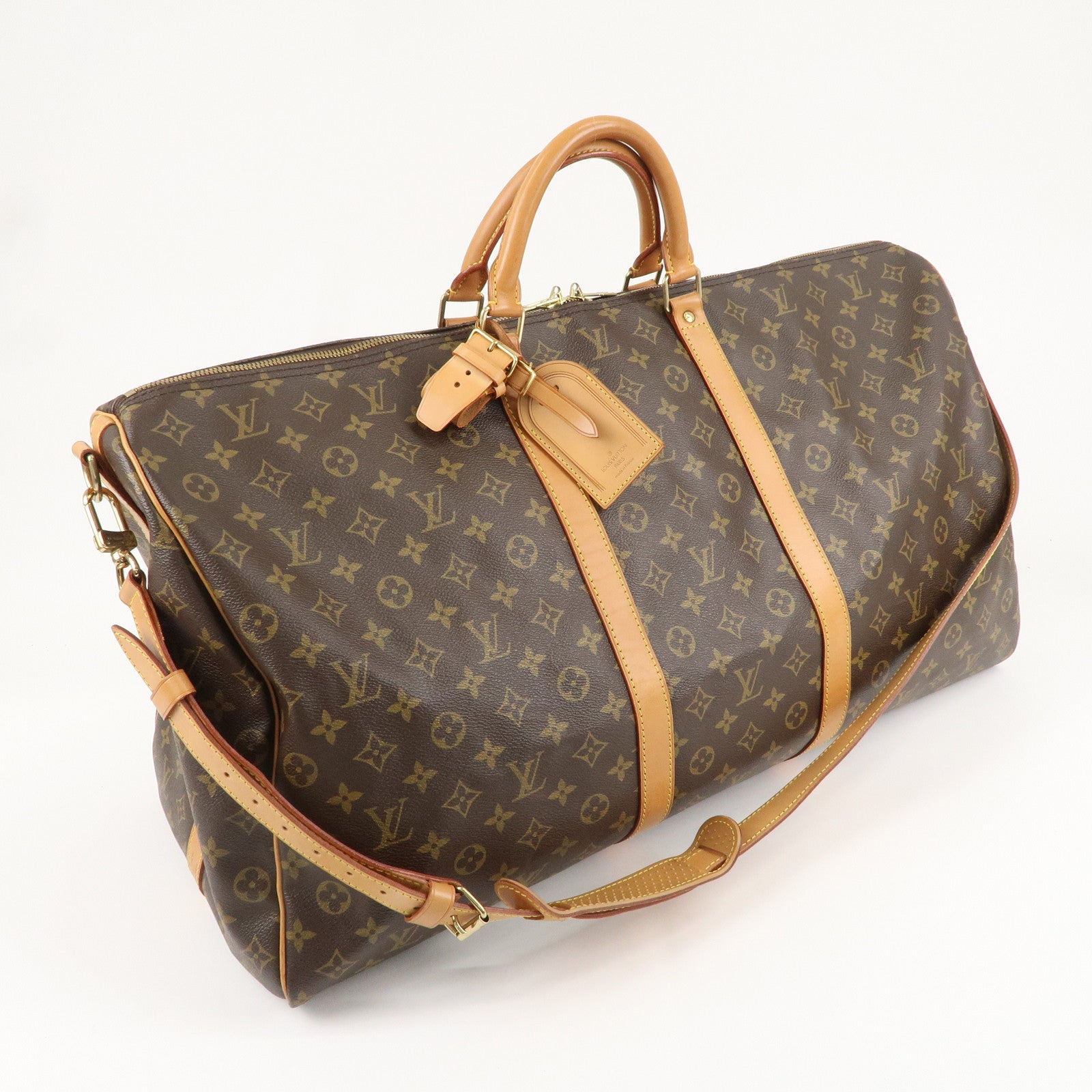 Louis Vuitton Monogram Keep All Bandouliere 60 Bag M41412