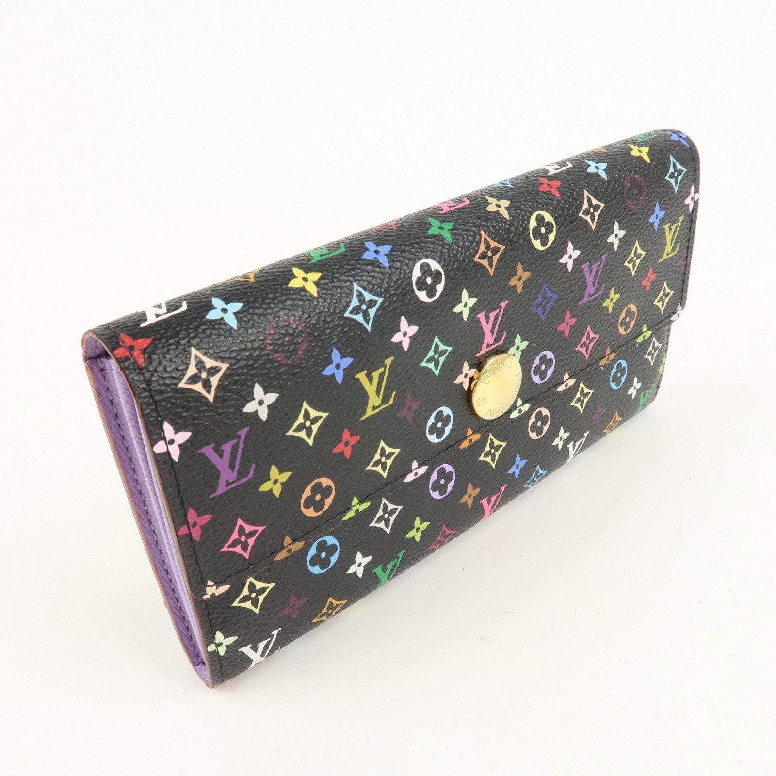 Louis Vuitton Monogram Multicolor Portefeuille Sarah M60273 Used