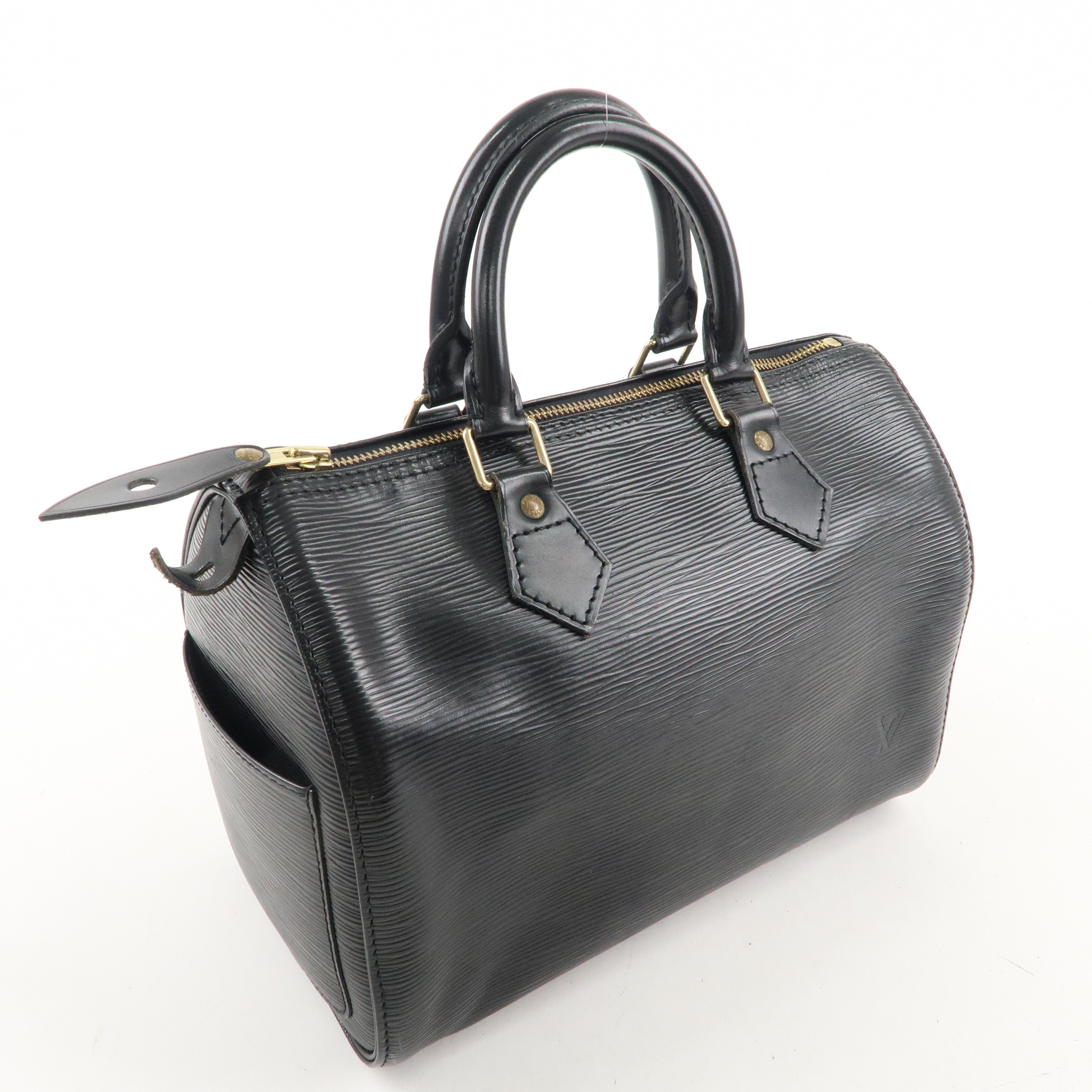 Louis Vuitton Epi Speedy 25 Hand Bag Boston Bag Noir M59032