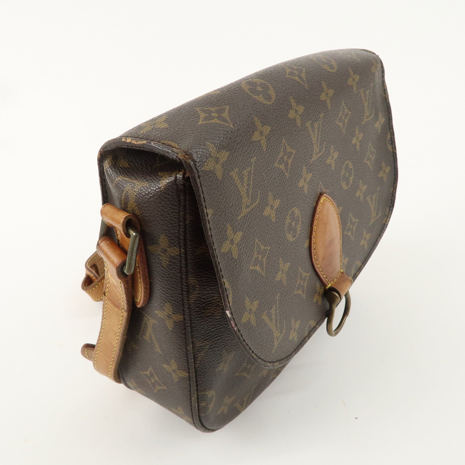 Louis Vuitton Monogram Saint Cloud GM Shoulder Bag Brown M51242