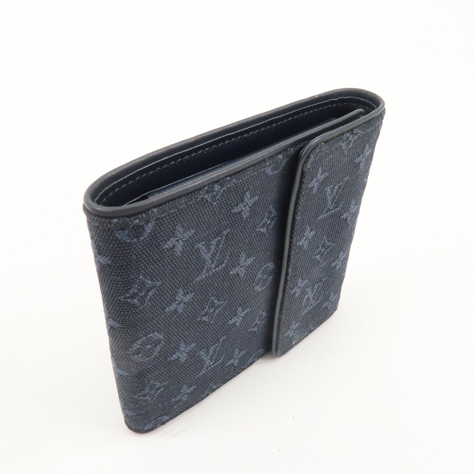 Louis Vuitton Monogram Mini Lin Porte Billet Carte Credit Monnaie