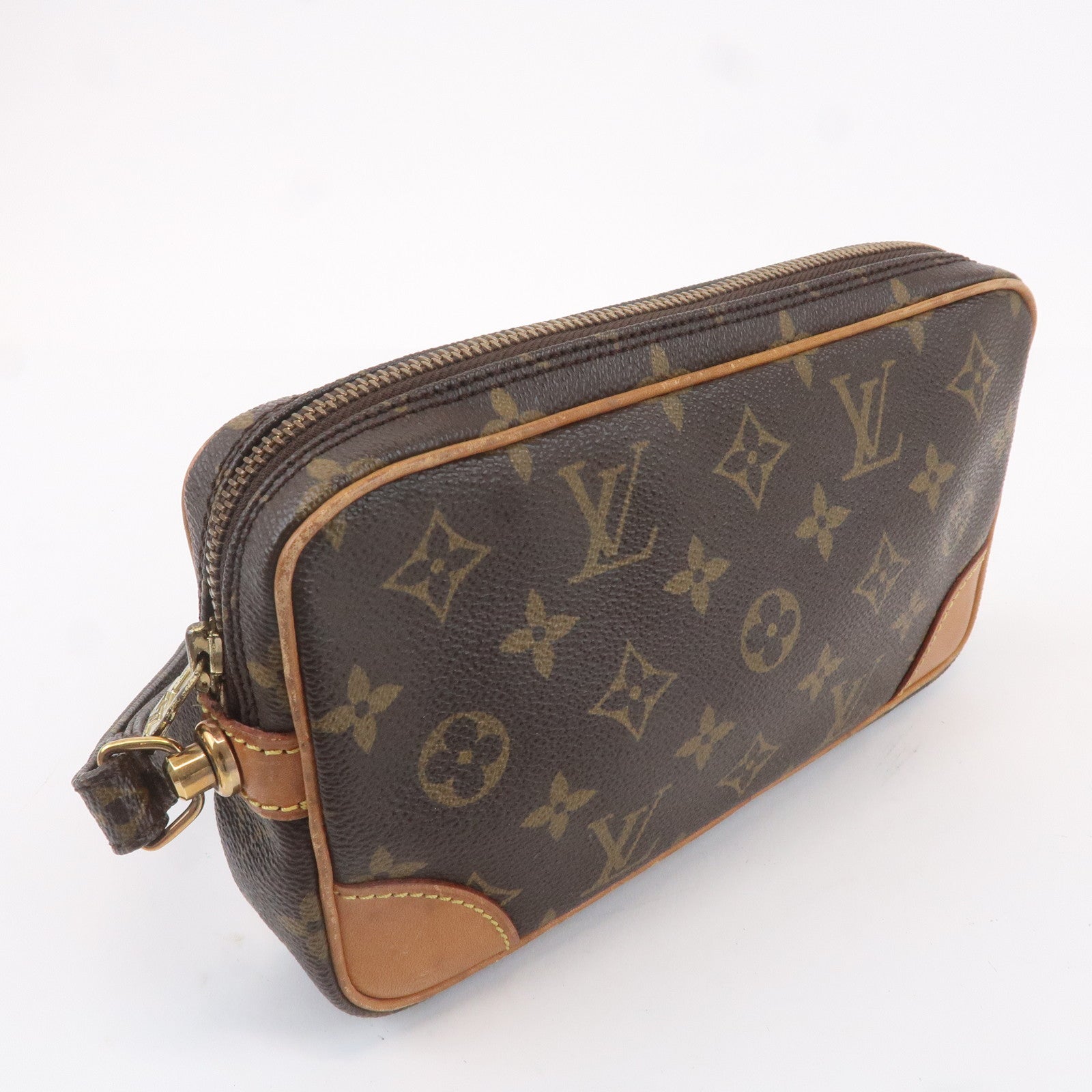 Louis Vuitton Monogram Marly Dragonne PM Clutch Bag M51827