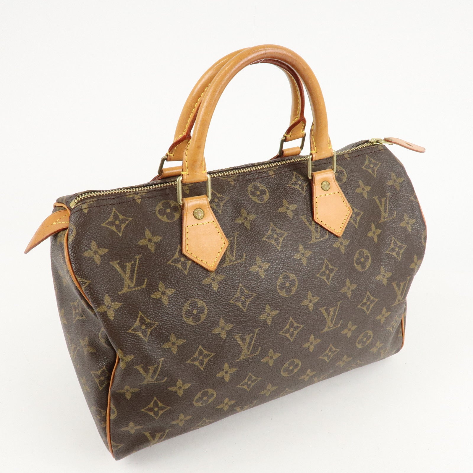 Louis Vuitton Monogram Speedy 30 Hand Bag Boston Bag M41526 Used