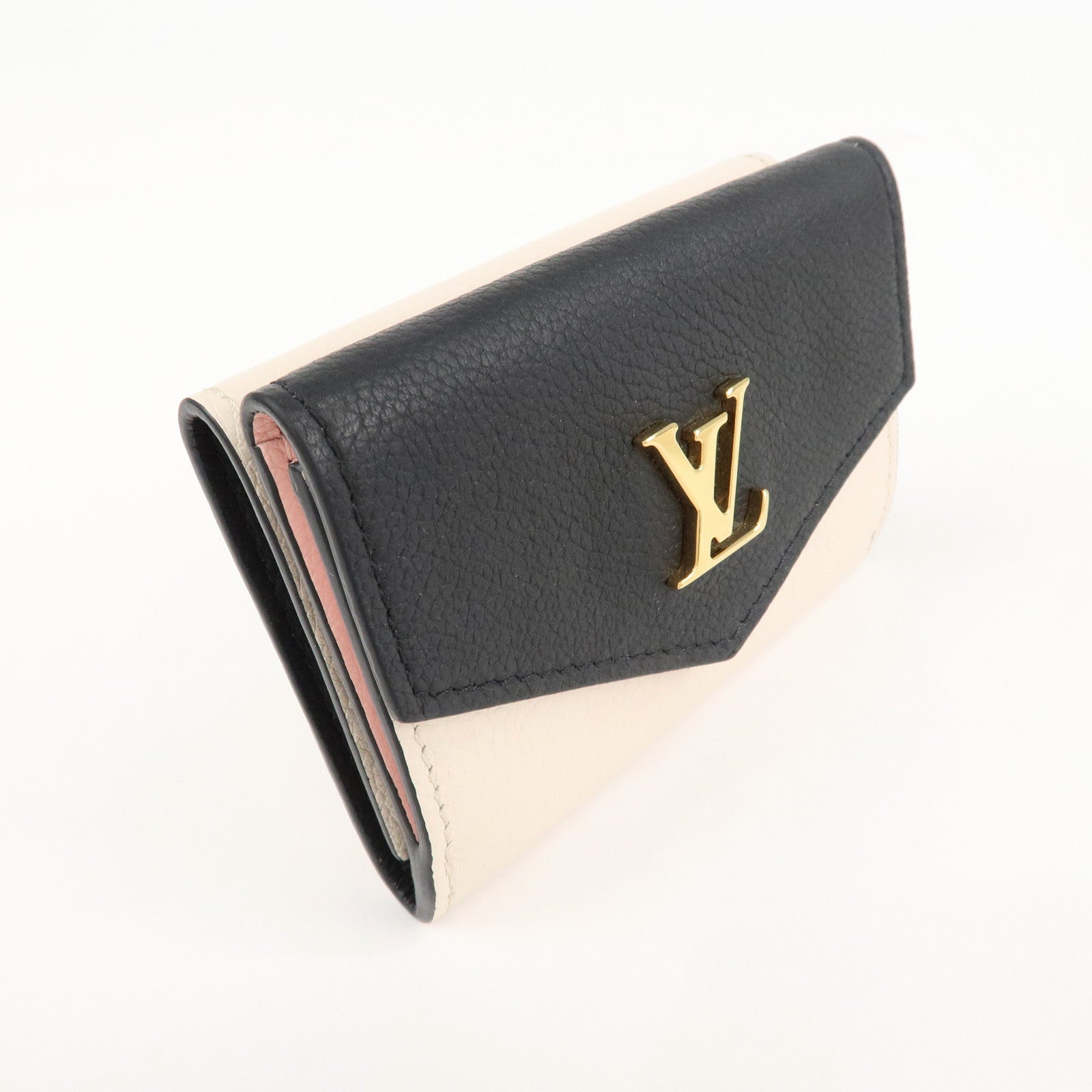 Louis Vuitton Lock Me Portefeuille Lock Mini Wallet M80984 Used