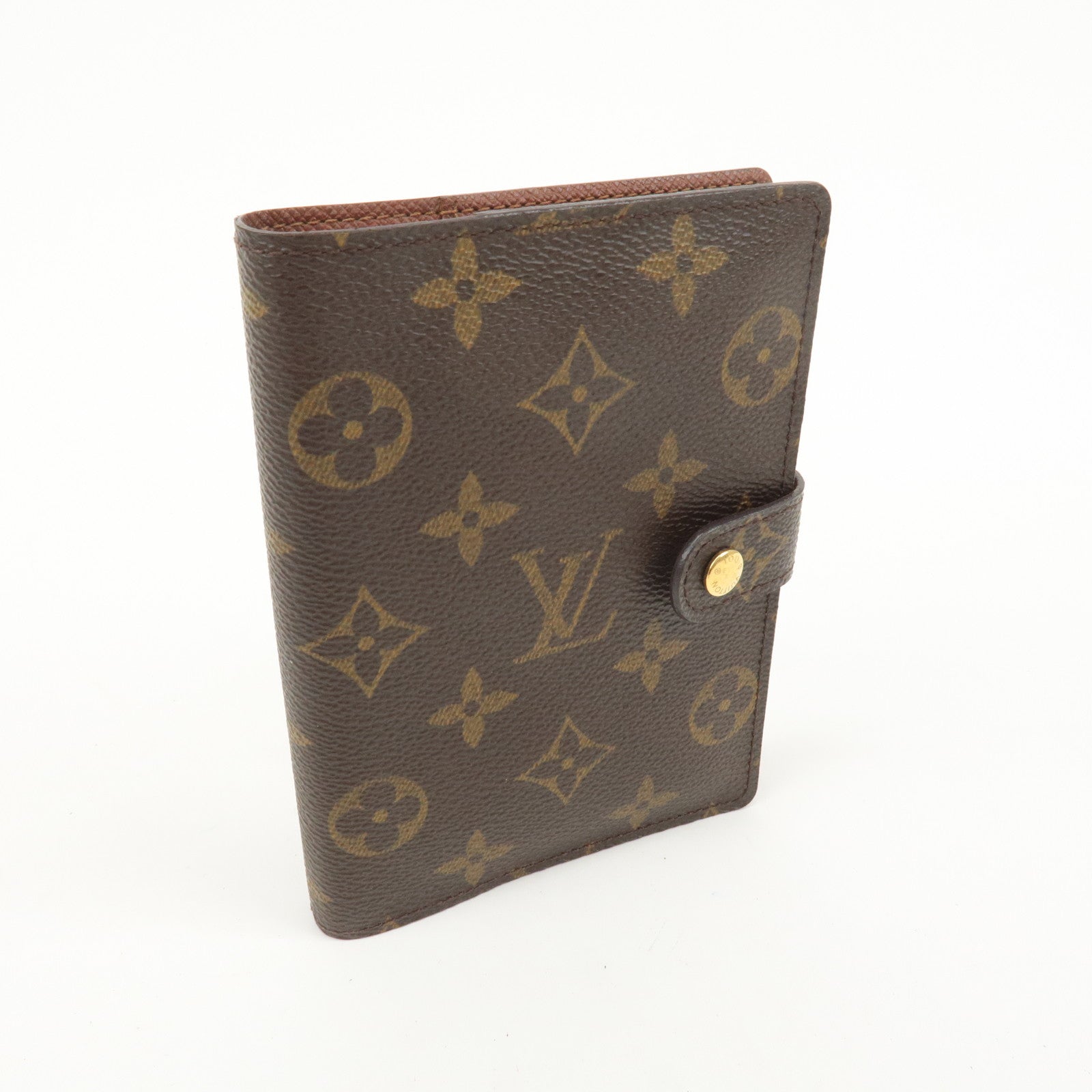 Louis Vuitton Monogram Agenda PM Planner Cover Brown R20005