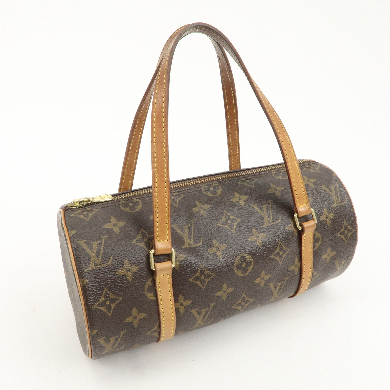 Louis Vuitton Monogram Papillon 26 Hand Bag New Style M51385 Used