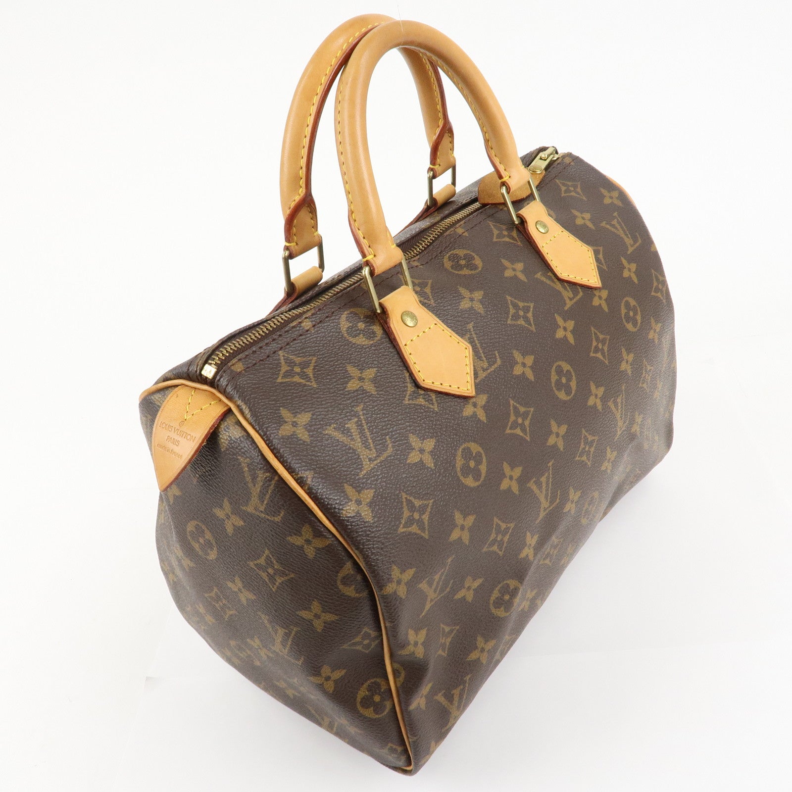 Louis Vuitton Monogram Speedy 30 Hand Bag Boston Bag M41526 Used