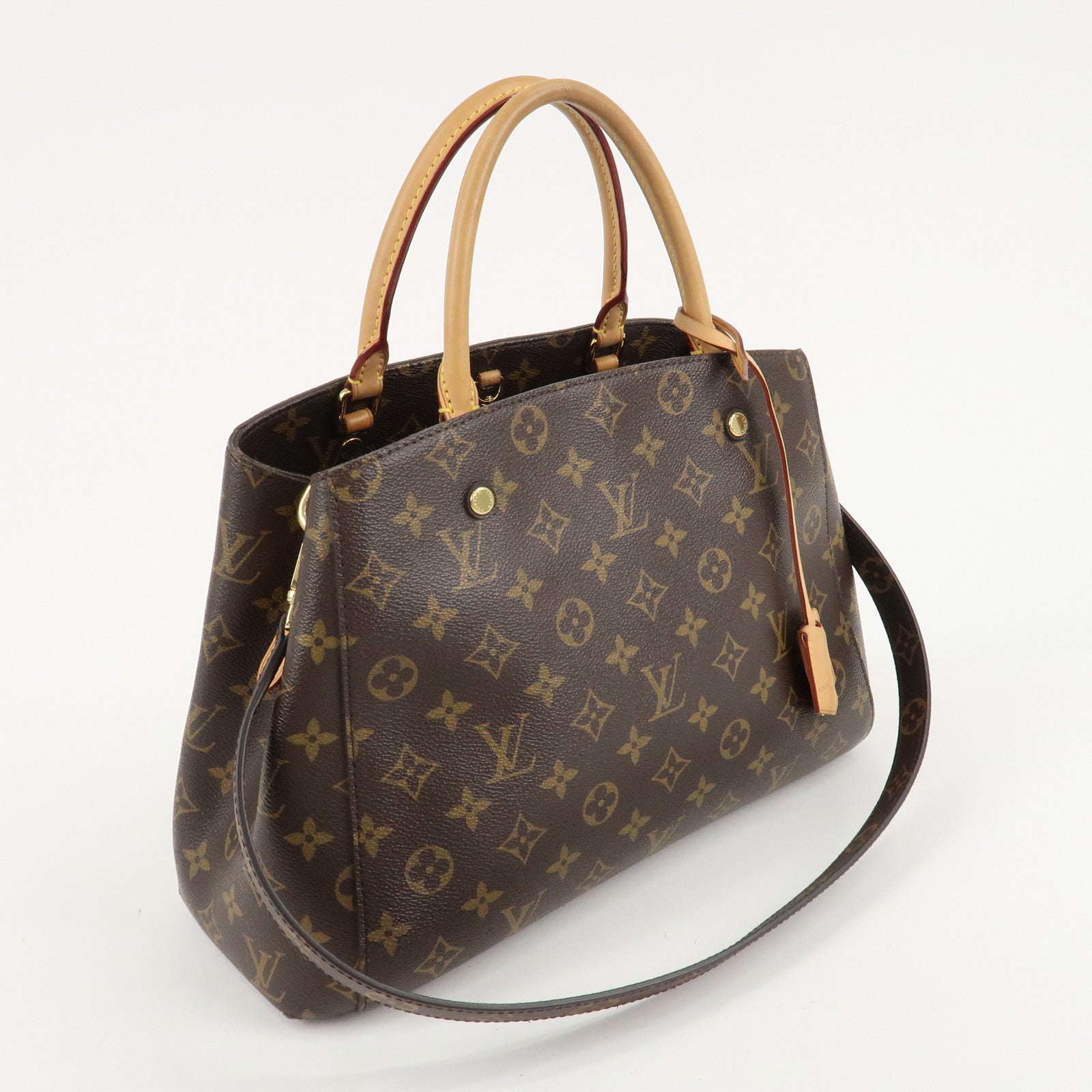 Louis Vuitton Monogram Montaigne BB 2Way Bag Hand Bag M41055 Used