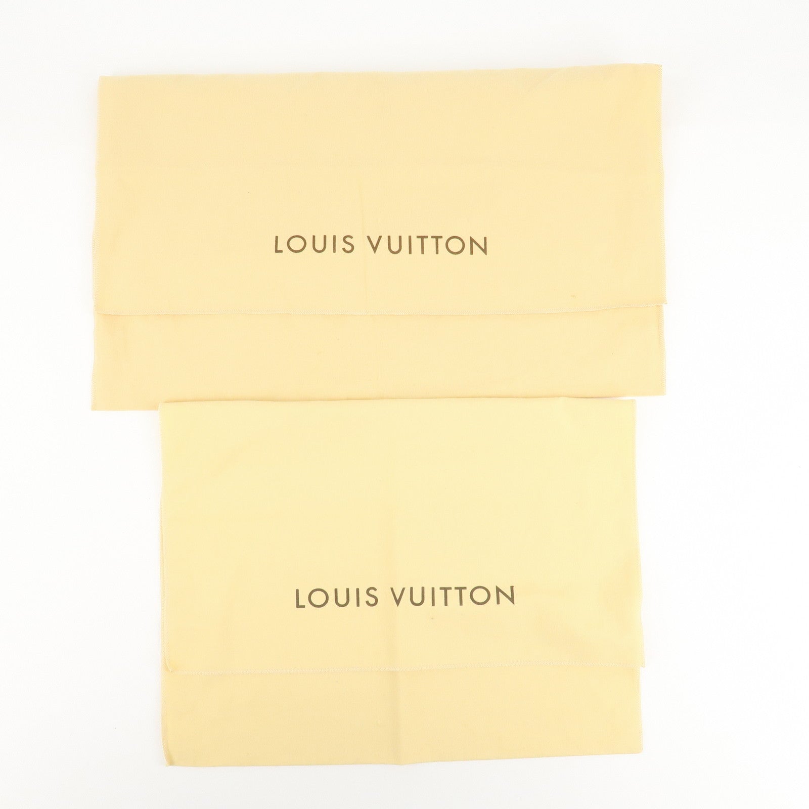 Louis Vuitton Set Of 10 Dust Bag Flap Style Beige Used